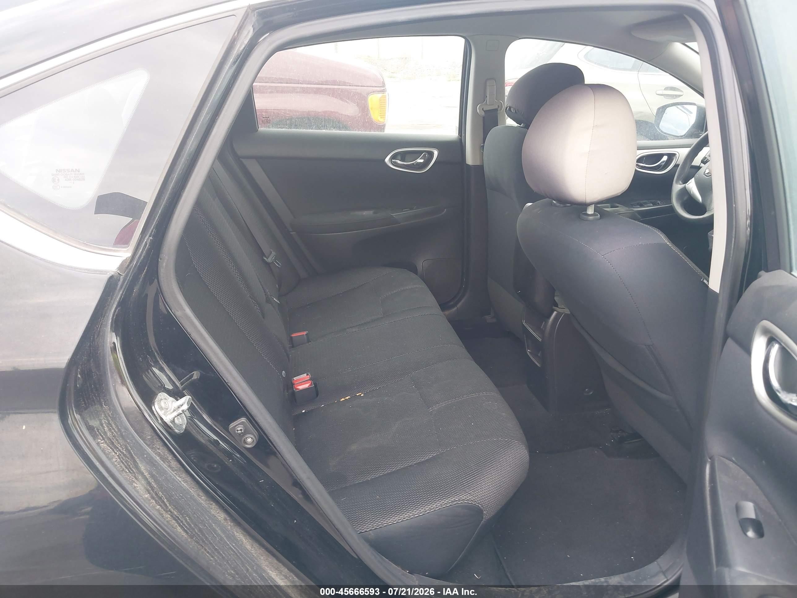 2013 Nissan Sentra S Black vin: 3N1AB7AP1DL742874