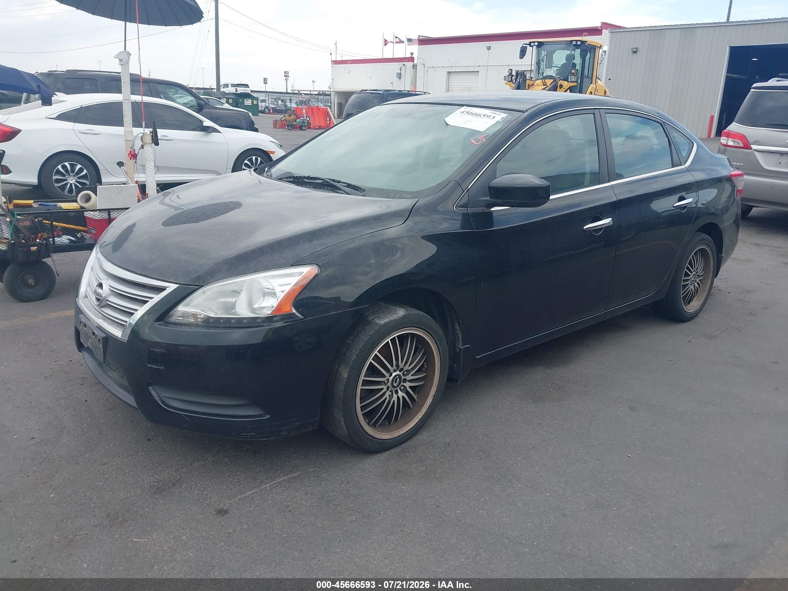 2013 Nissan Sentra S Black vin: 3N1AB7AP1DL742874