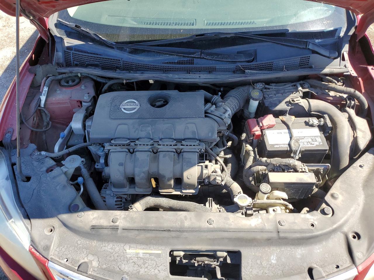 2013 Nissan Sentra S Red vin: 3N1AB7AP1DL779827