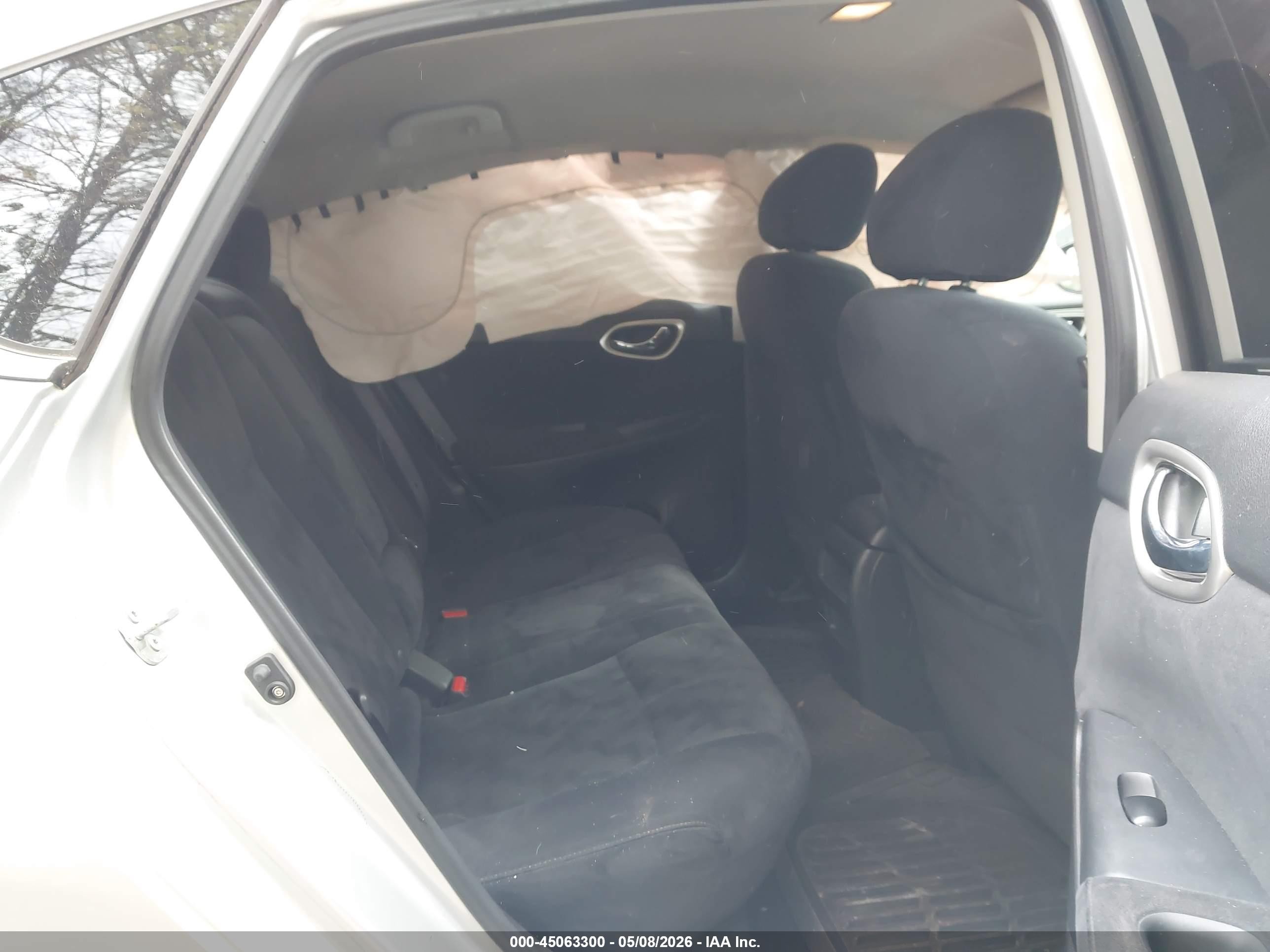 2013 Nissan Sentra Sv Белый vin: 3N1AB7AP1DL787541