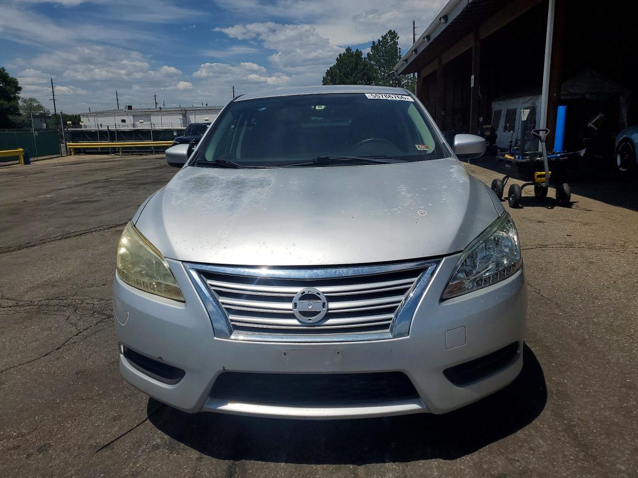 2013 Nissan Sentra S Silver vin: 3N1AB7AP1DL789905