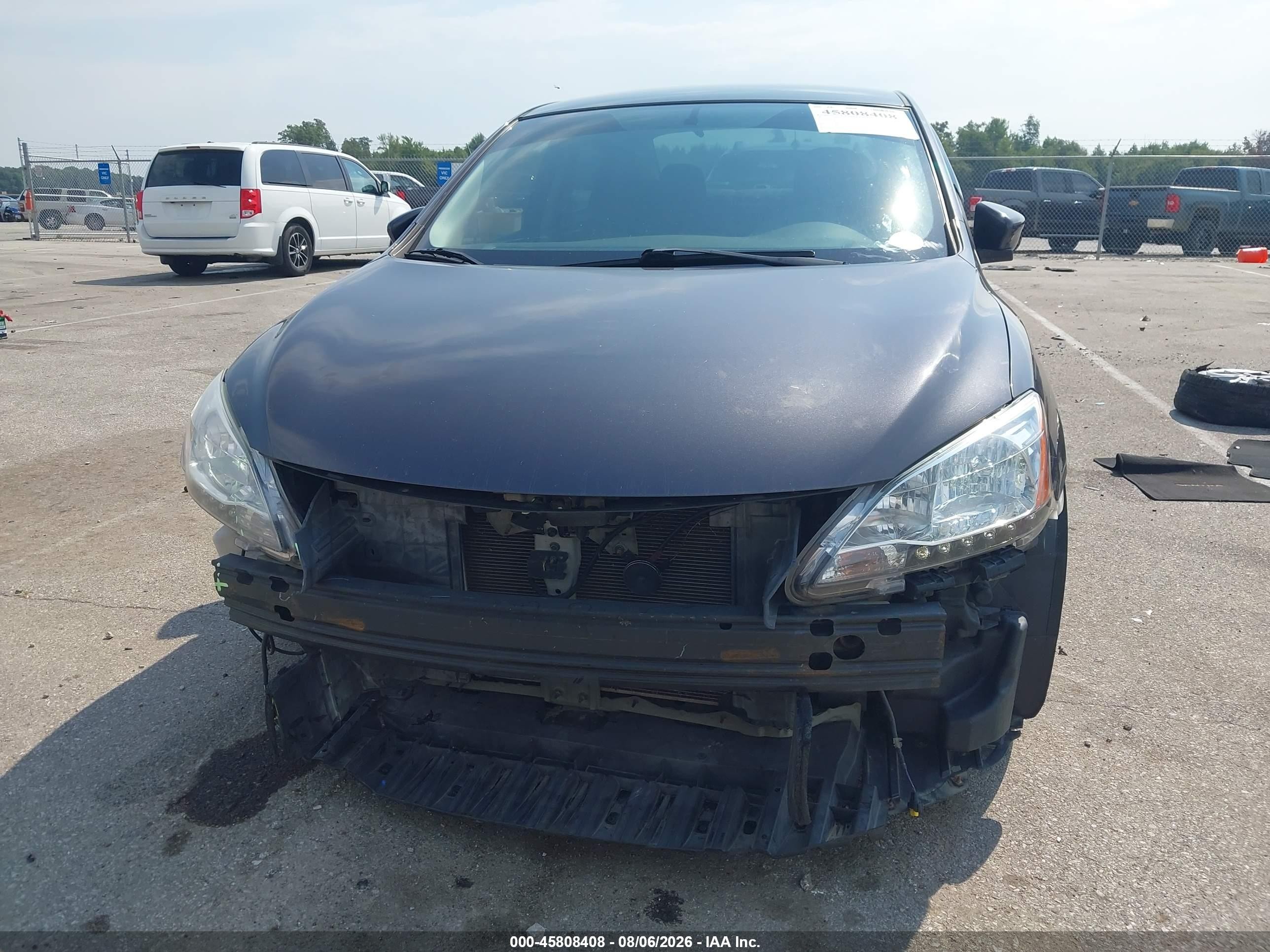 2013 Nissan Sentra Sr Gray vin: 3N1AB7AP1DL793145