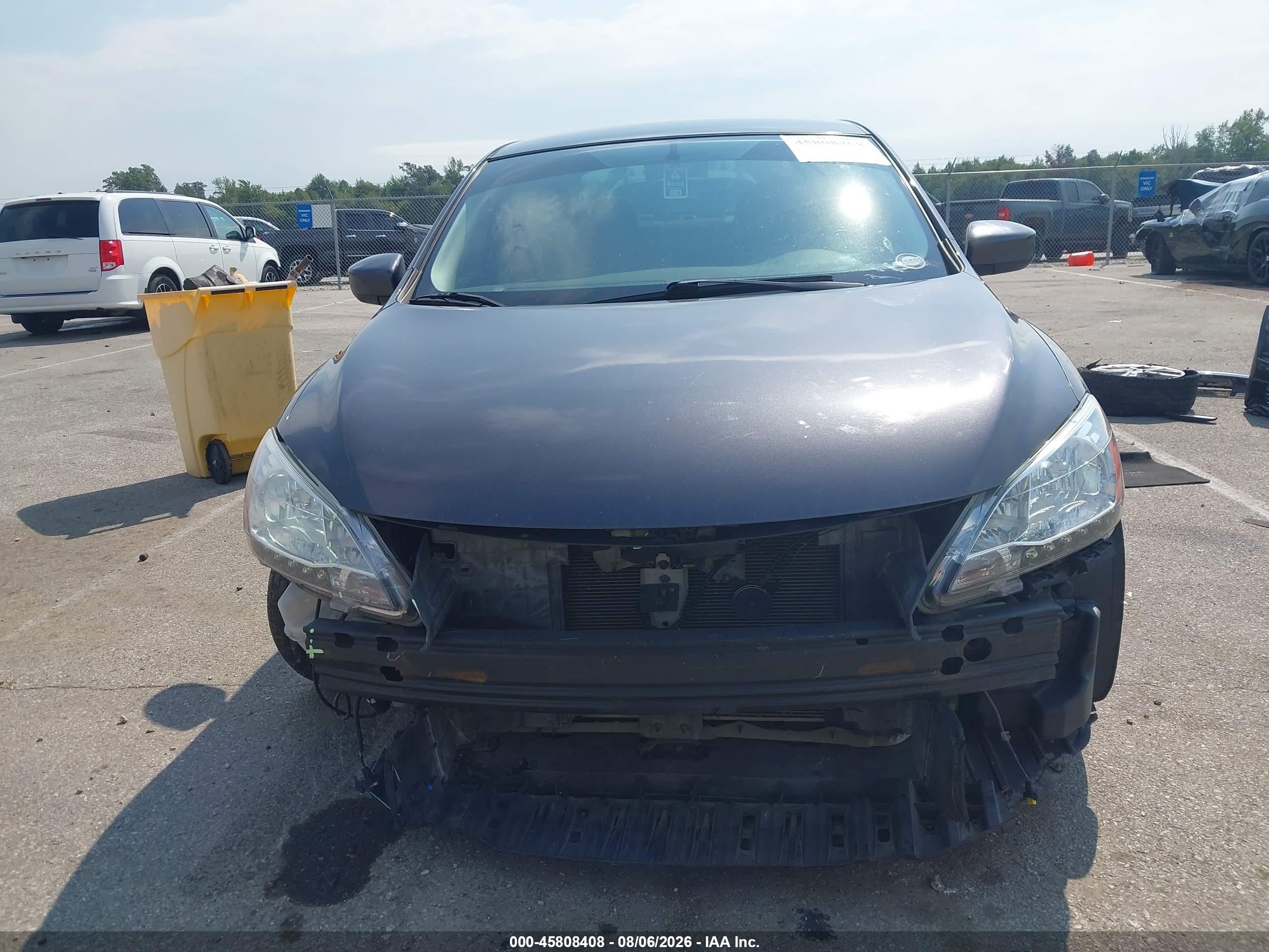 2013 Nissan Sentra Sr Gray vin: 3N1AB7AP1DL793145