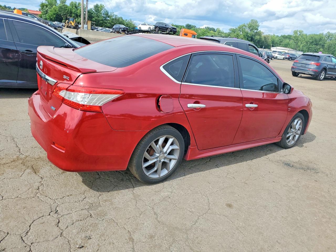 2014 Nissan Sentra Sr Red vin: 3N1AB7AP1EL626995