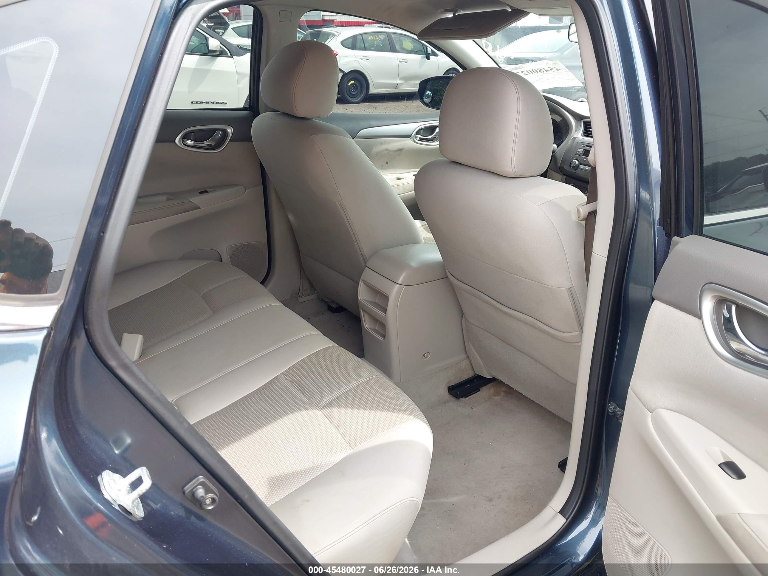 2014 Nissan Sentra S Blue vin: 3N1AB7AP1EL627855