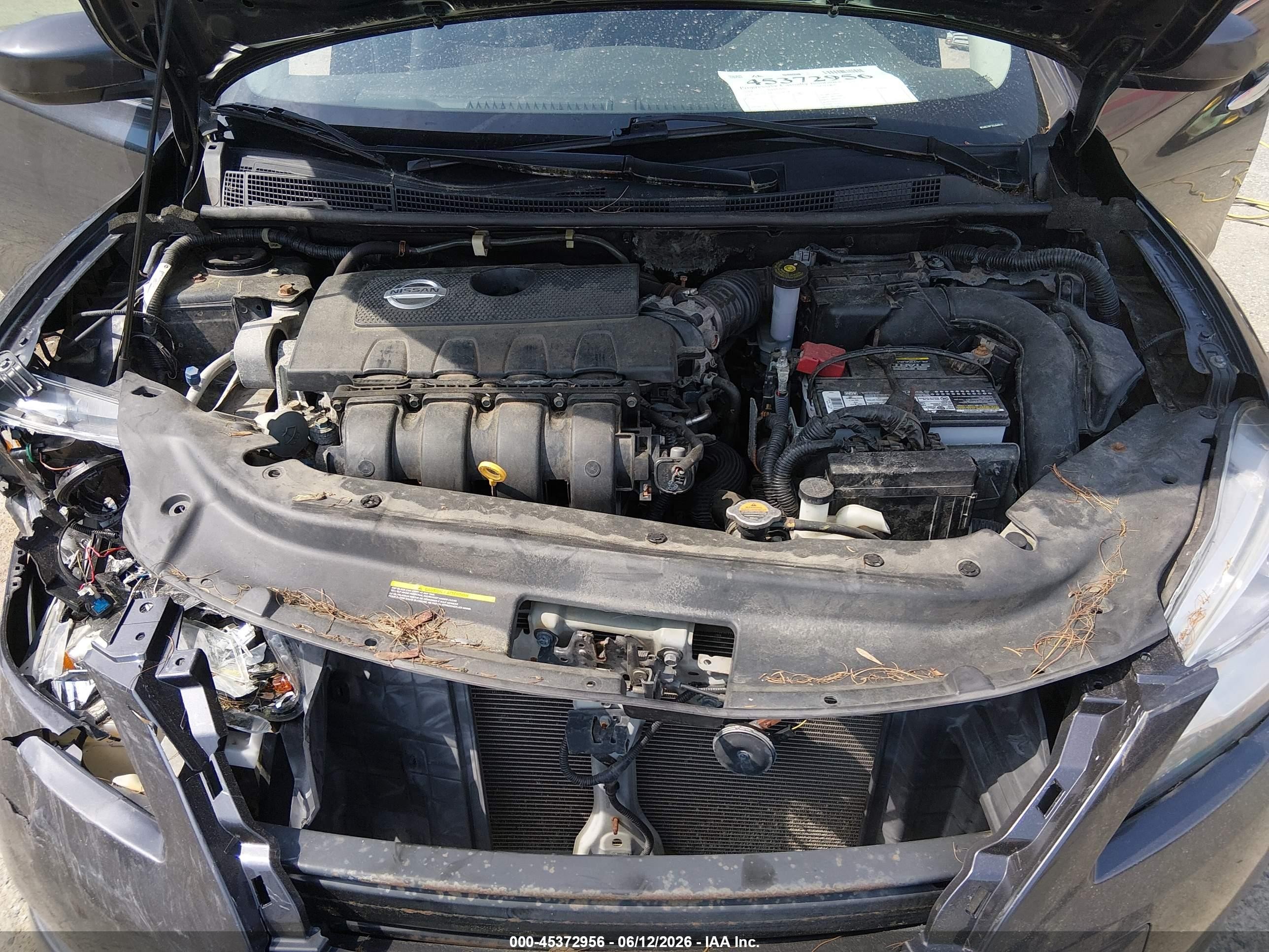 2014 Nissan Sentra S Gray vin: 3N1AB7AP1EL628018