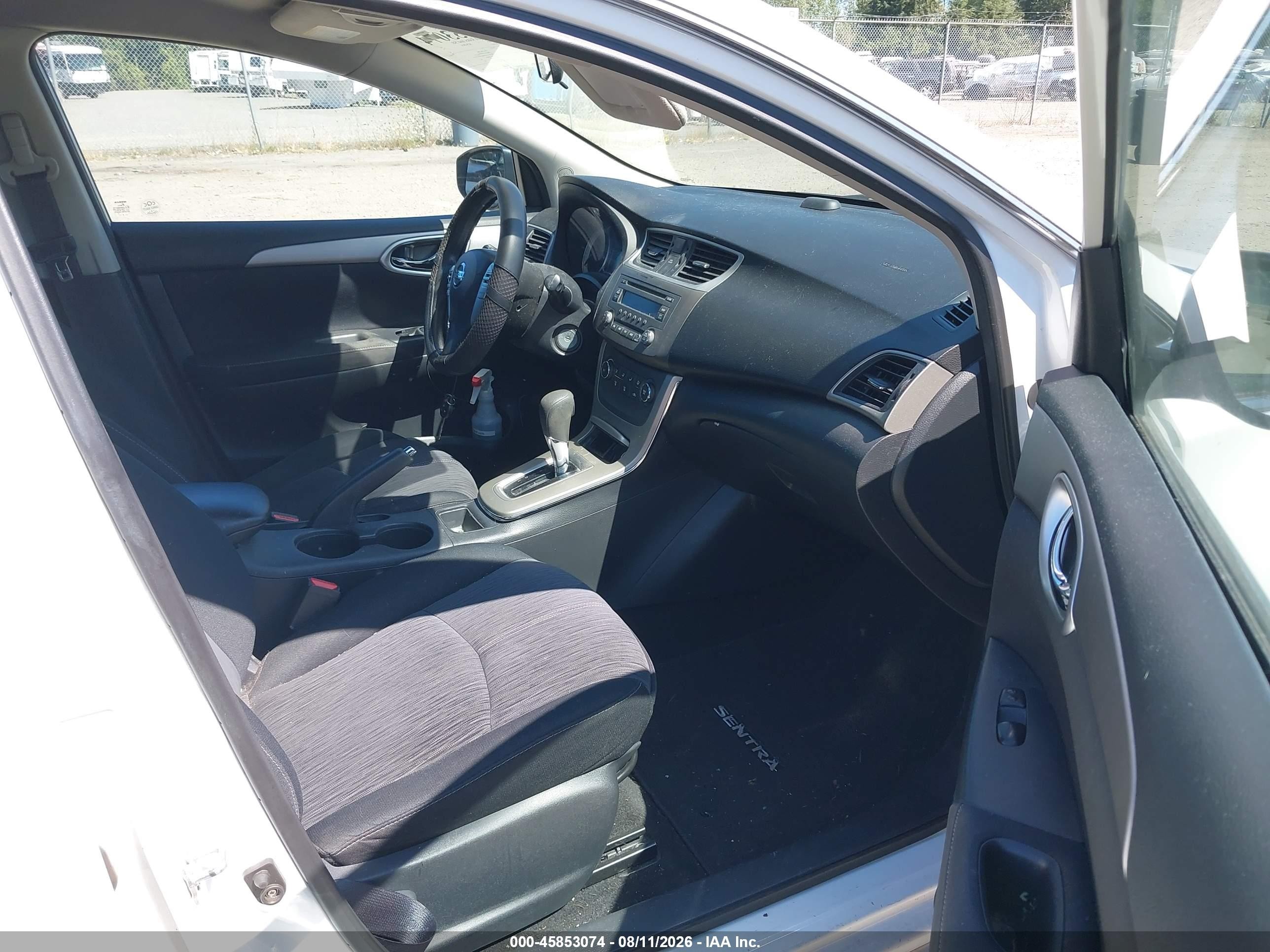 2014 Nissan Sentra Fe+ S/fe+ Sv/s/sl/sr/sv Белый vin: 3N1AB7AP1EL630612