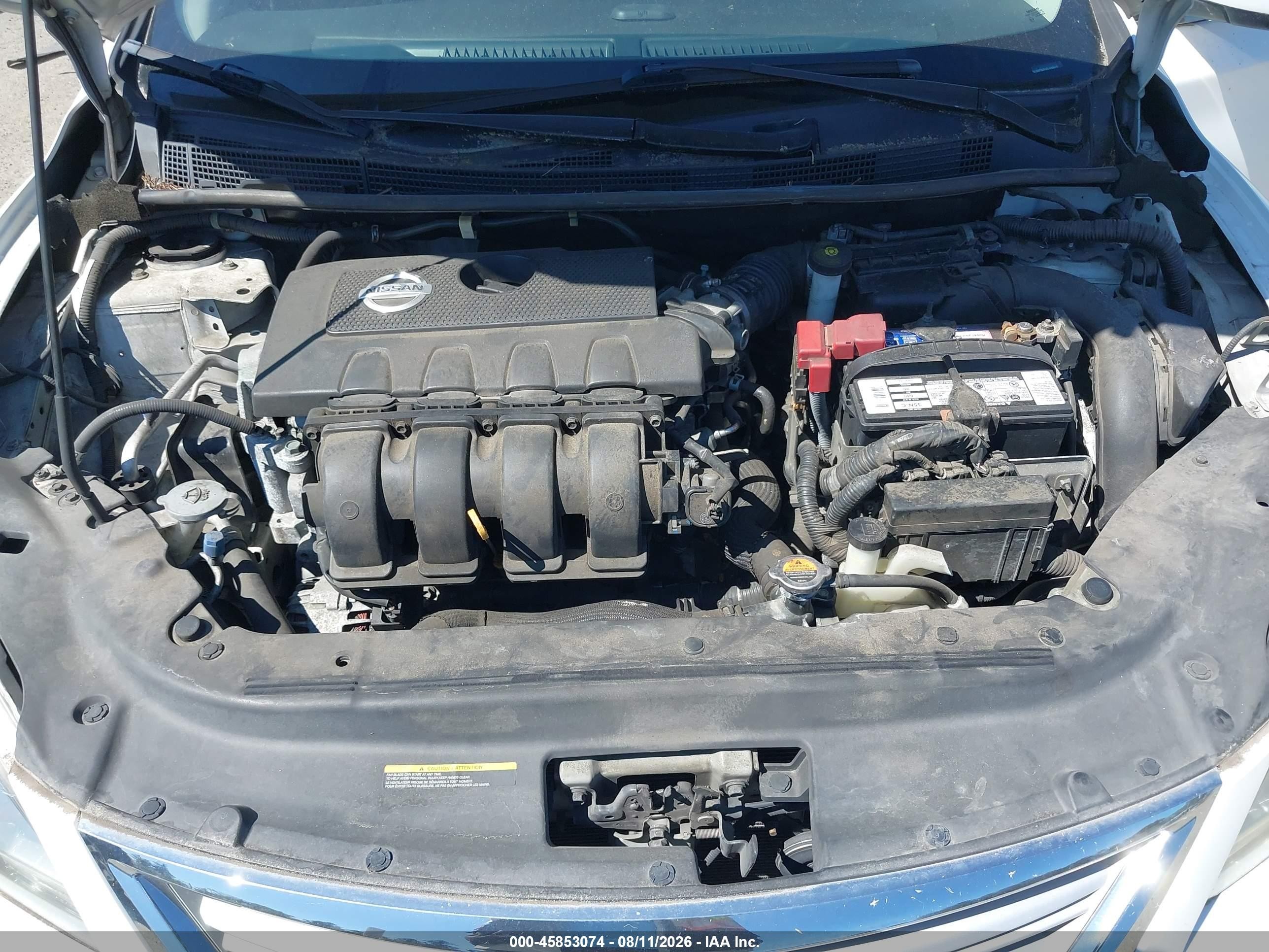2014 Nissan Sentra Fe+ S/fe+ Sv/s/sl/sr/sv Белый vin: 3N1AB7AP1EL630612