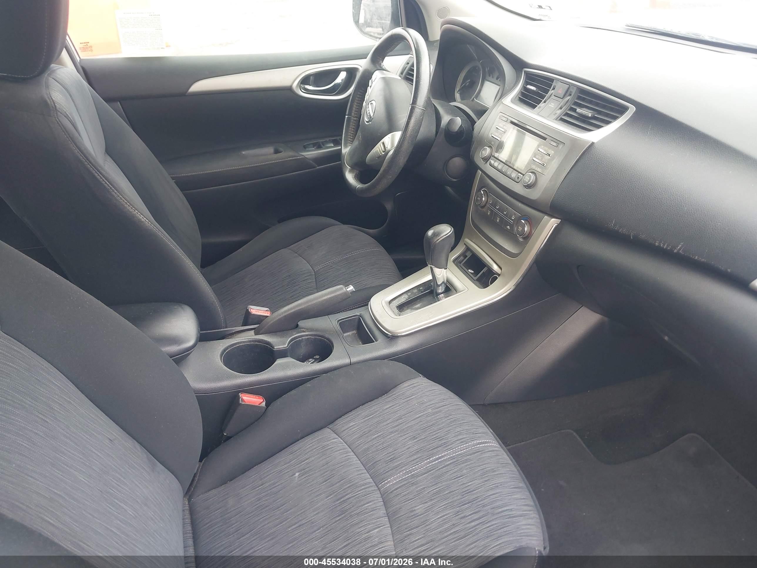 2014 Nissan Sentra Sv Silver vin: 3N1AB7AP1EL632781