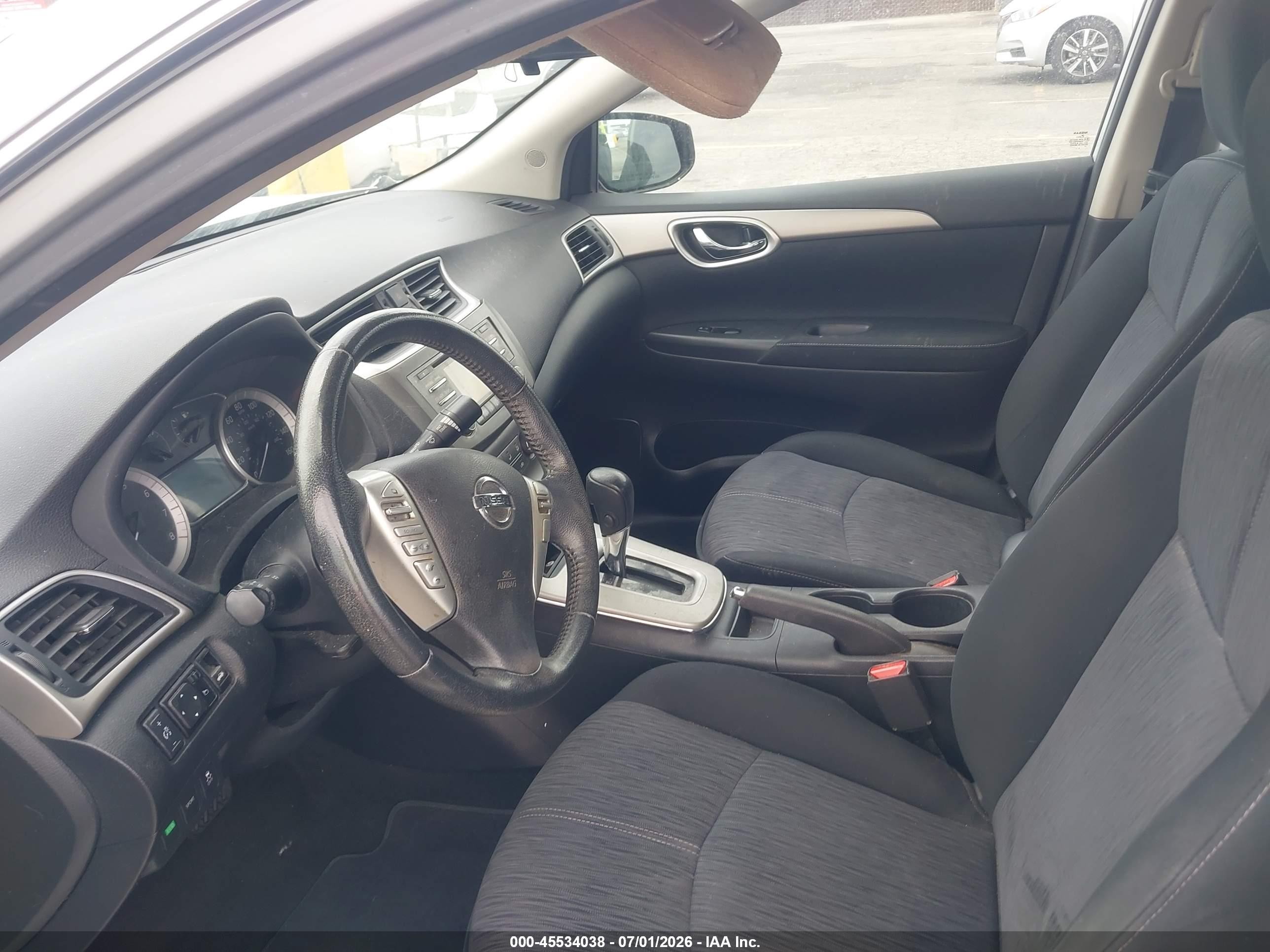 2014 Nissan Sentra Sv Silver vin: 3N1AB7AP1EL632781