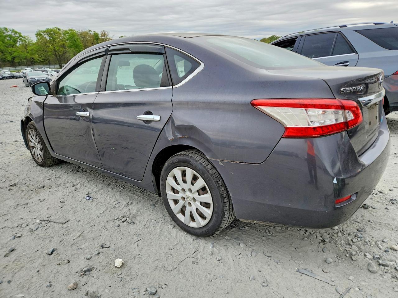 2014 Nissan Sentra S Charcoal vin: 3N1AB7AP1EL642632