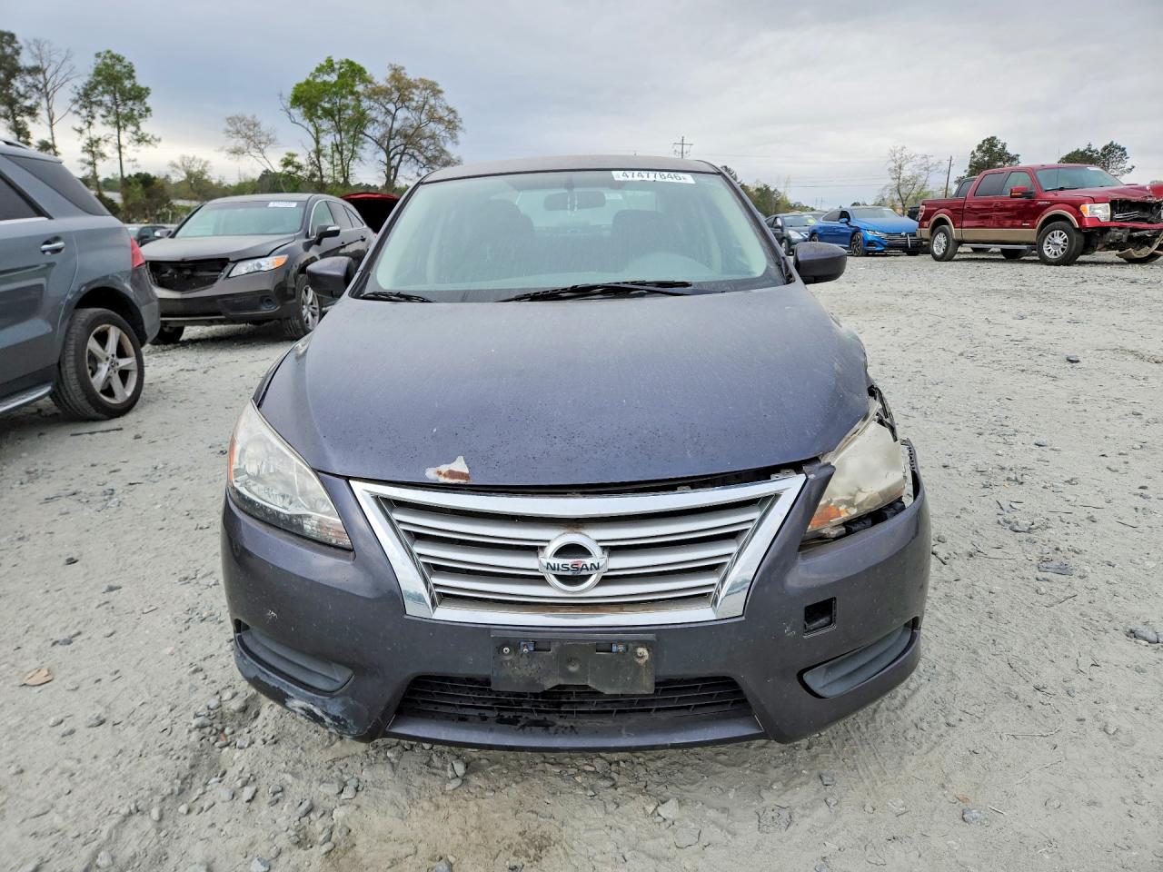 2014 Nissan Sentra S Charcoal vin: 3N1AB7AP1EL642632