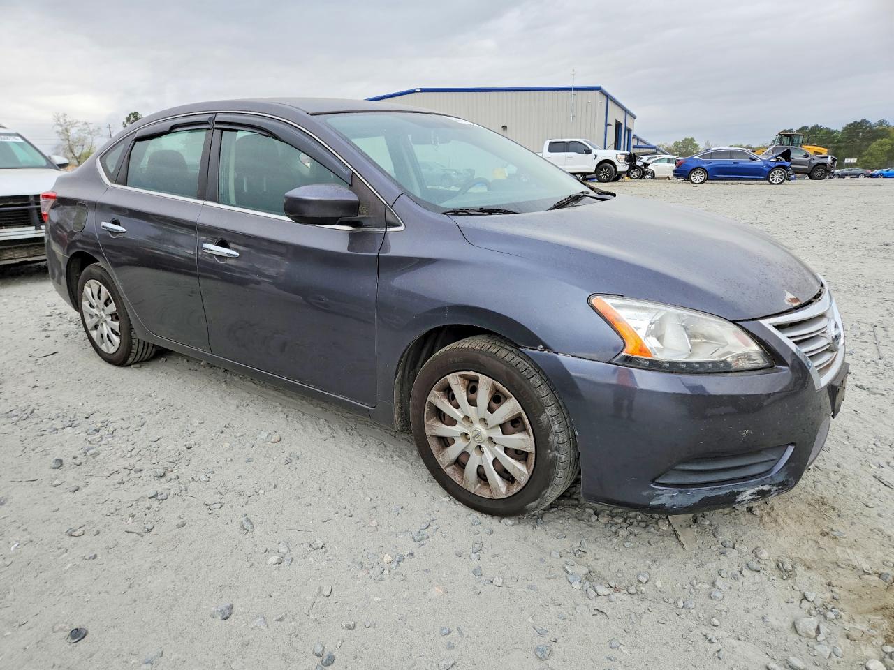 2014 Nissan Sentra S Charcoal vin: 3N1AB7AP1EL642632