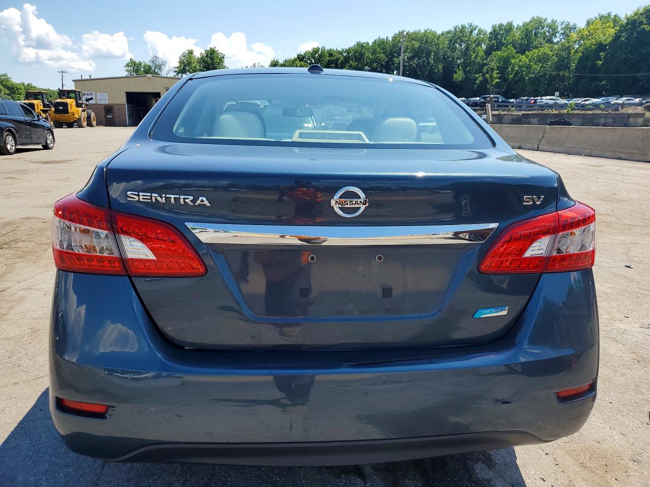 2014 Nissan Sentra Sv Blue vin: 3N1AB7AP1EL642663