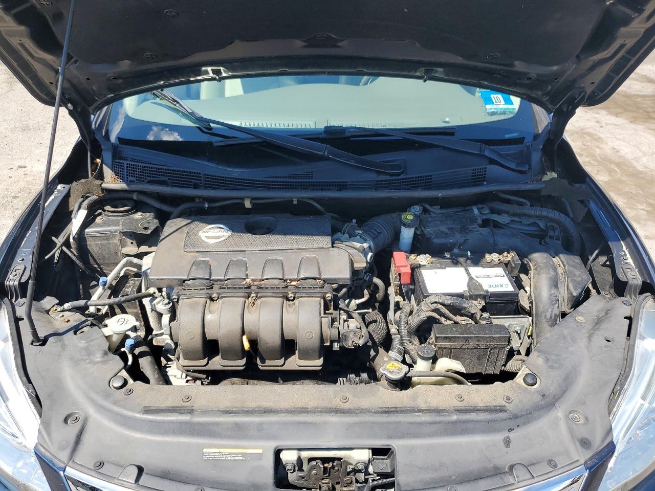 2014 Nissan Sentra Sv Blue vin: 3N1AB7AP1EL642663
