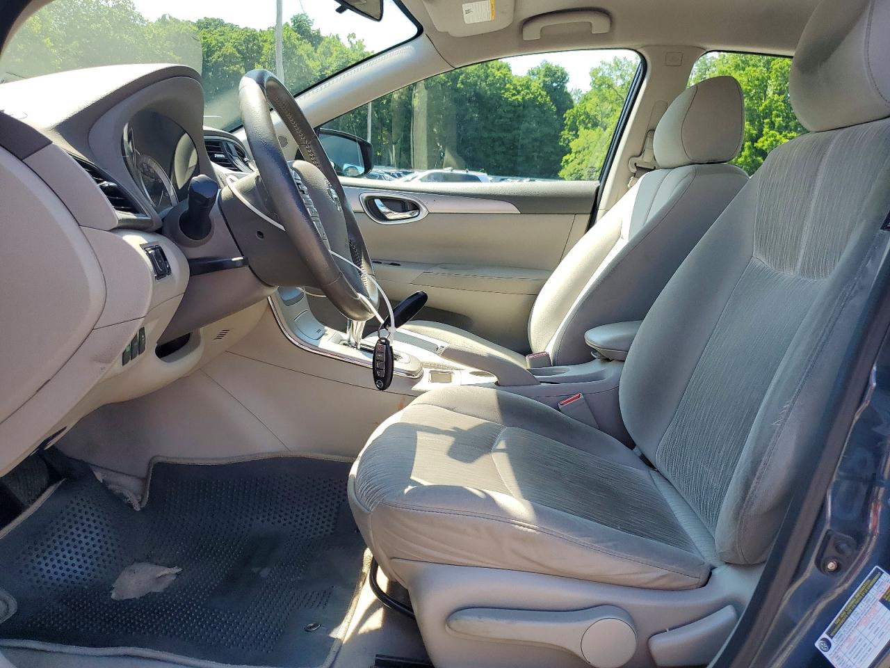 2014 Nissan Sentra Sv Blue vin: 3N1AB7AP1EL642663