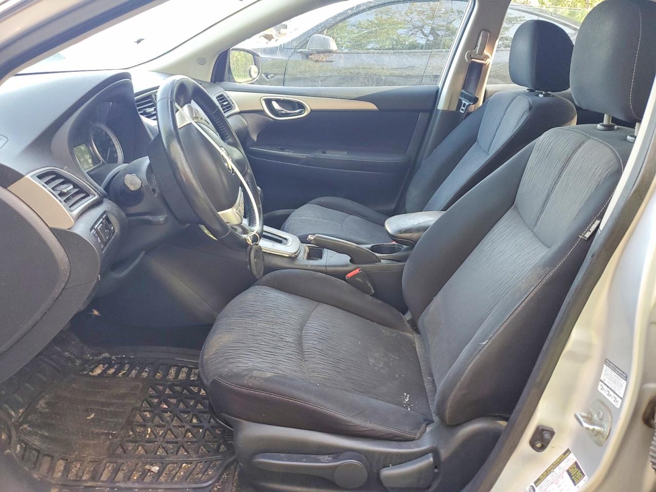 2014 Nissan Sentra S Silver vin: 3N1AB7AP1EL652299