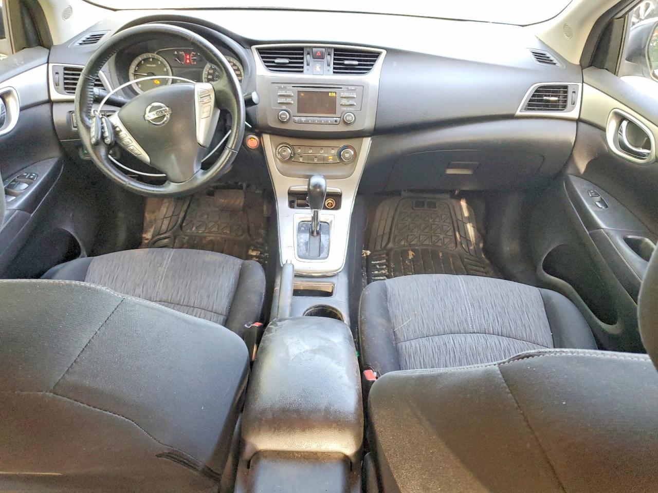 2014 Nissan Sentra S Silver vin: 3N1AB7AP1EL652299