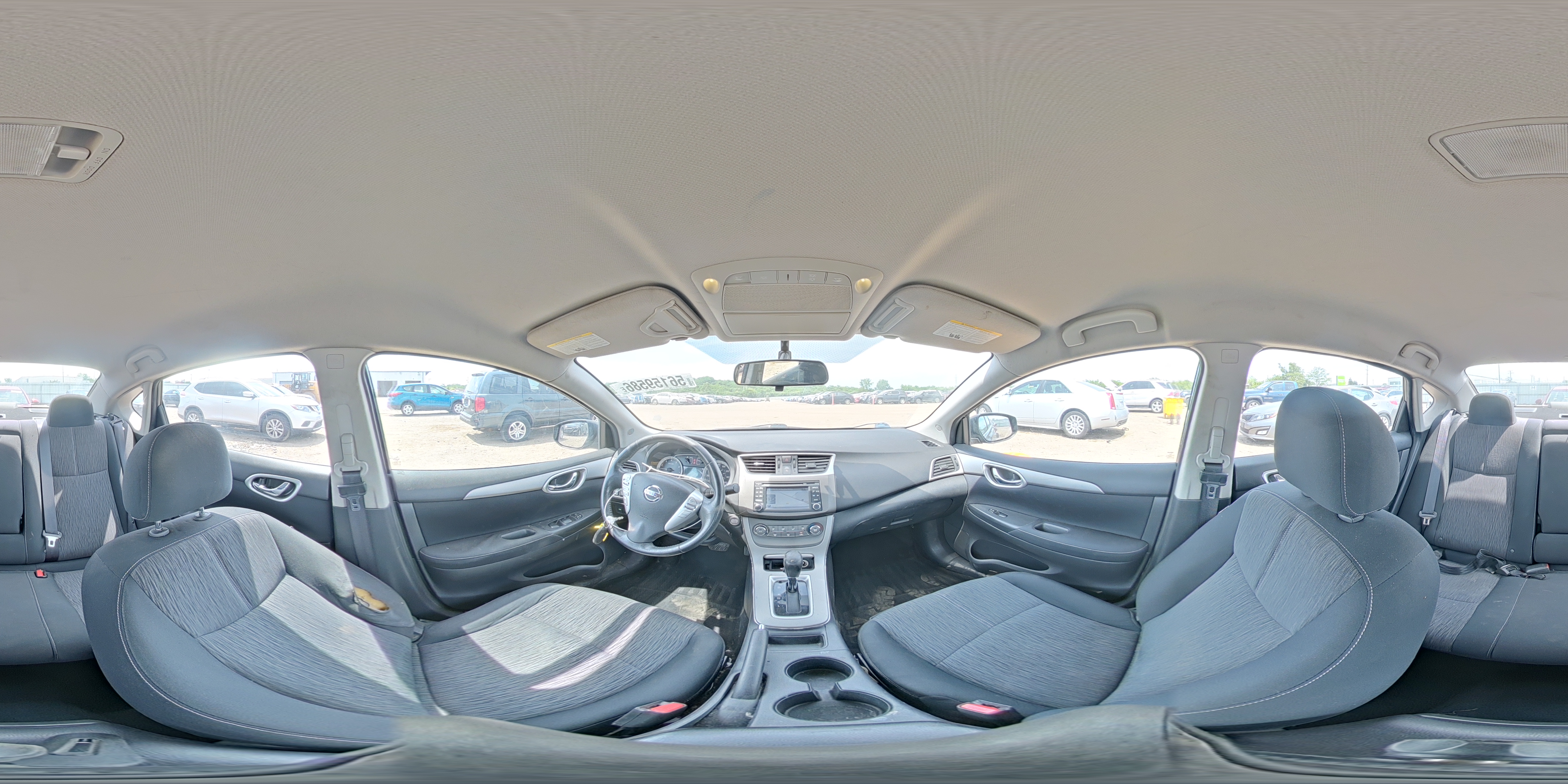 2014 Nissan Sentra Sv Blue vin: 3N1AB7AP1EL659947