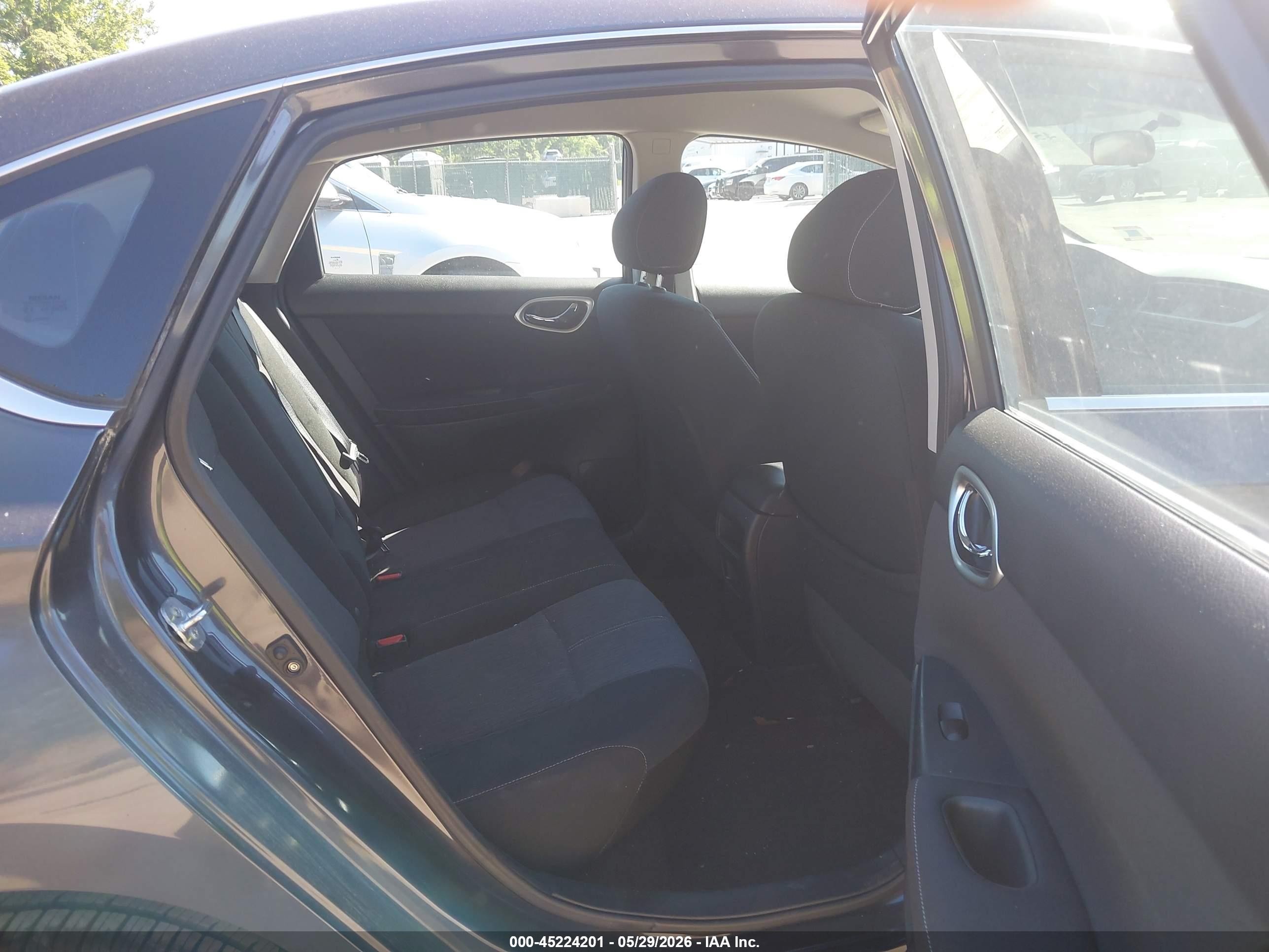 2014 Nissan Sentra Sv Gray vin: 3N1AB7AP1EL668308