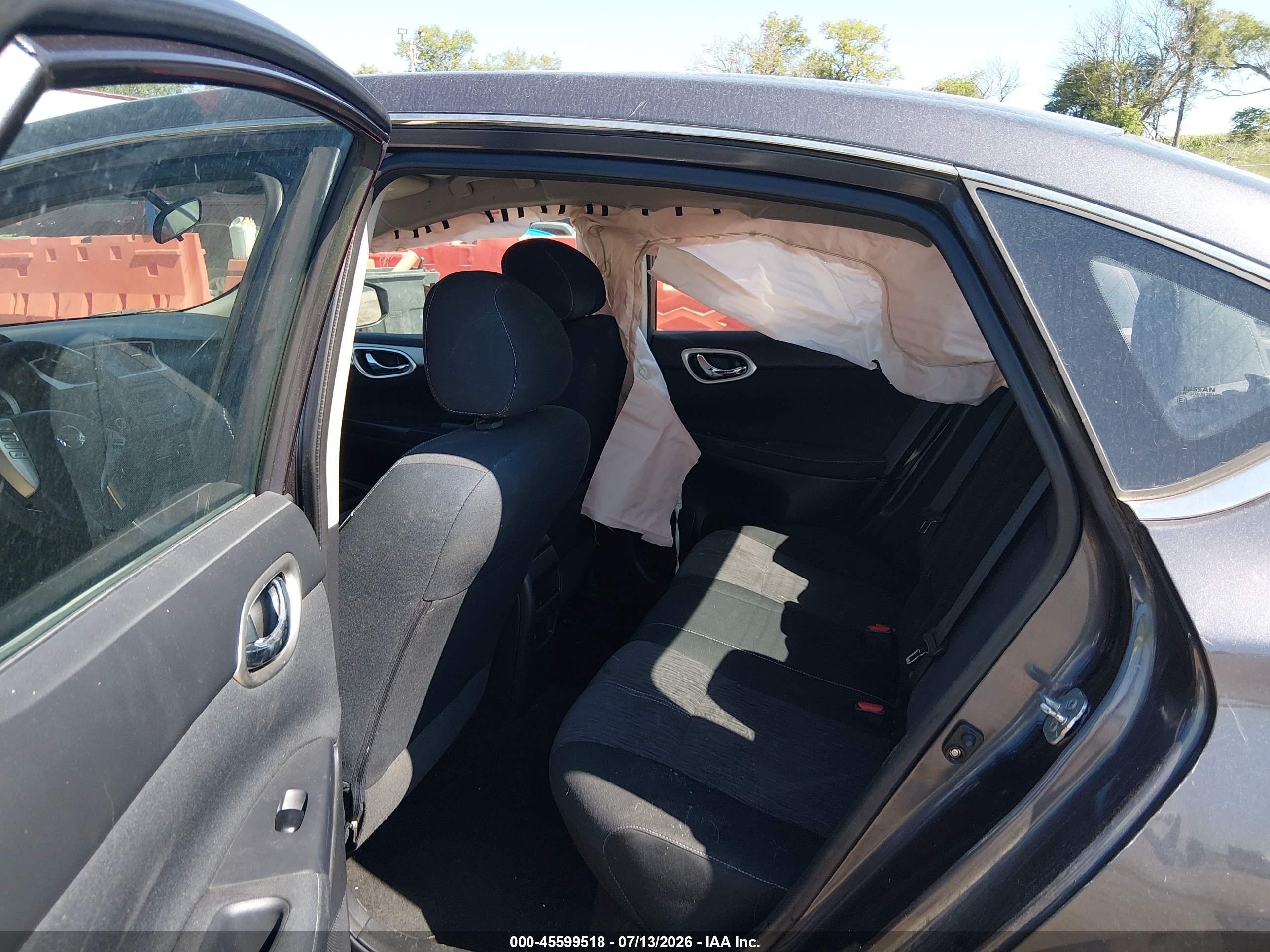 2014 Nissan Sentra Sv Gray vin: 3N1AB7AP1EL669328