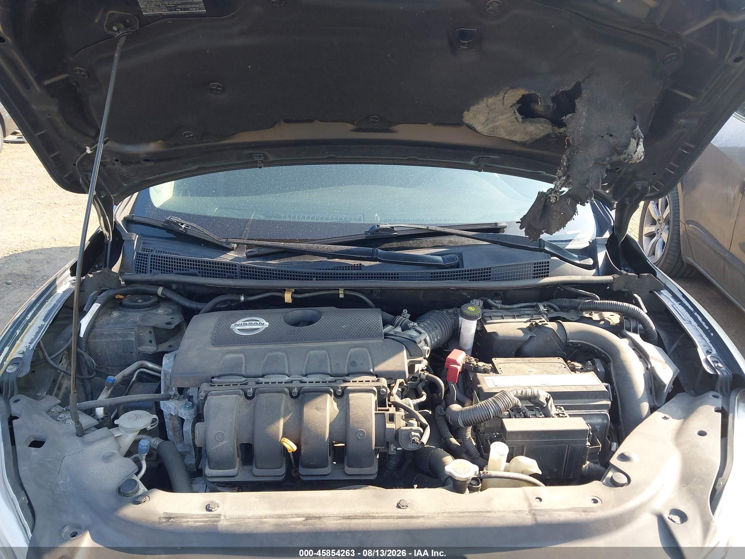 2014 Nissan Sentra Fe+ S/fe+ Sv/s/sl/sr/sv Light Blue vin: 3N1AB7AP1EL669572