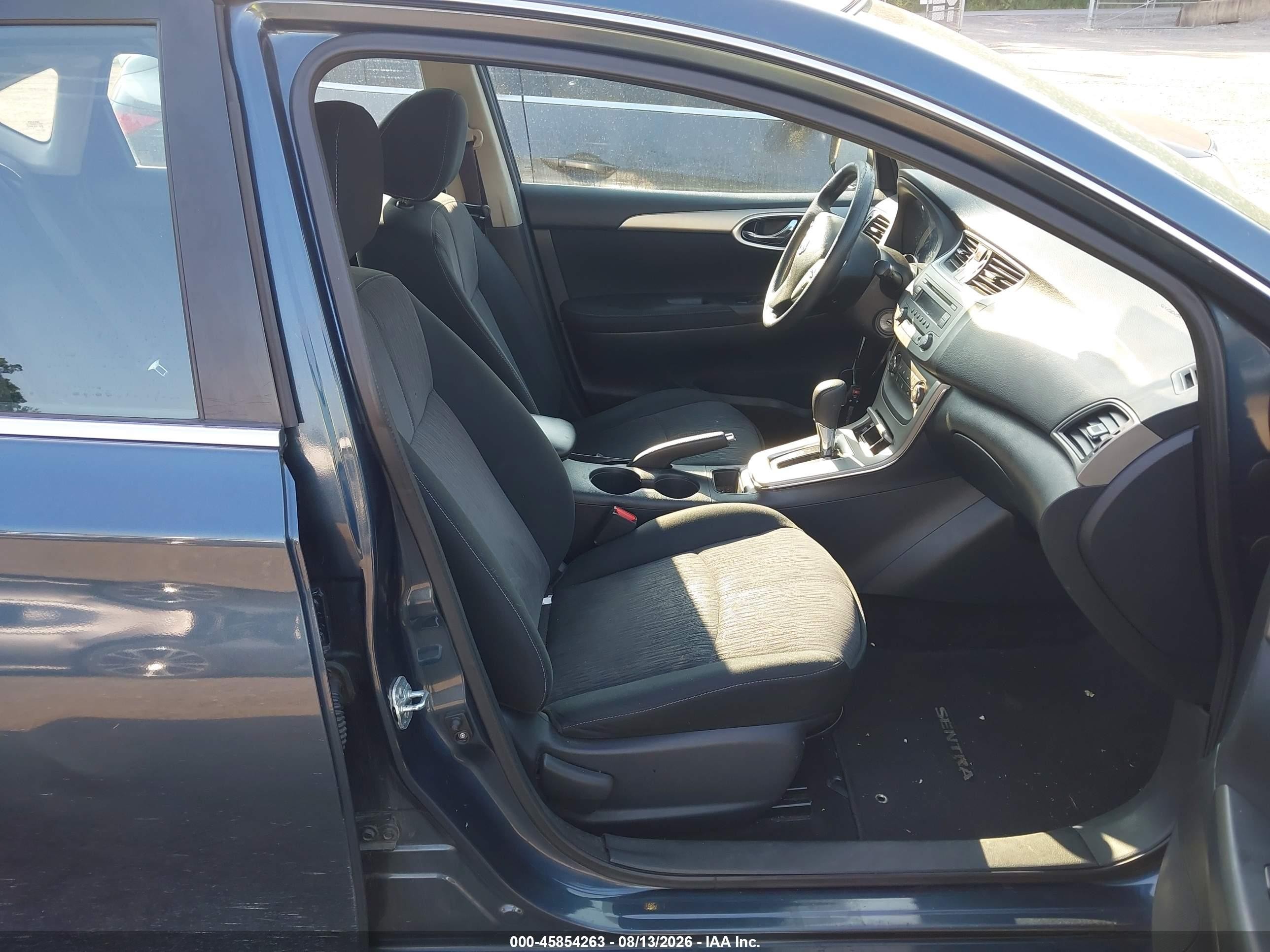 2014 Nissan Sentra Fe+ S/fe+ Sv/s/sl/sr/sv Light Blue vin: 3N1AB7AP1EL669572