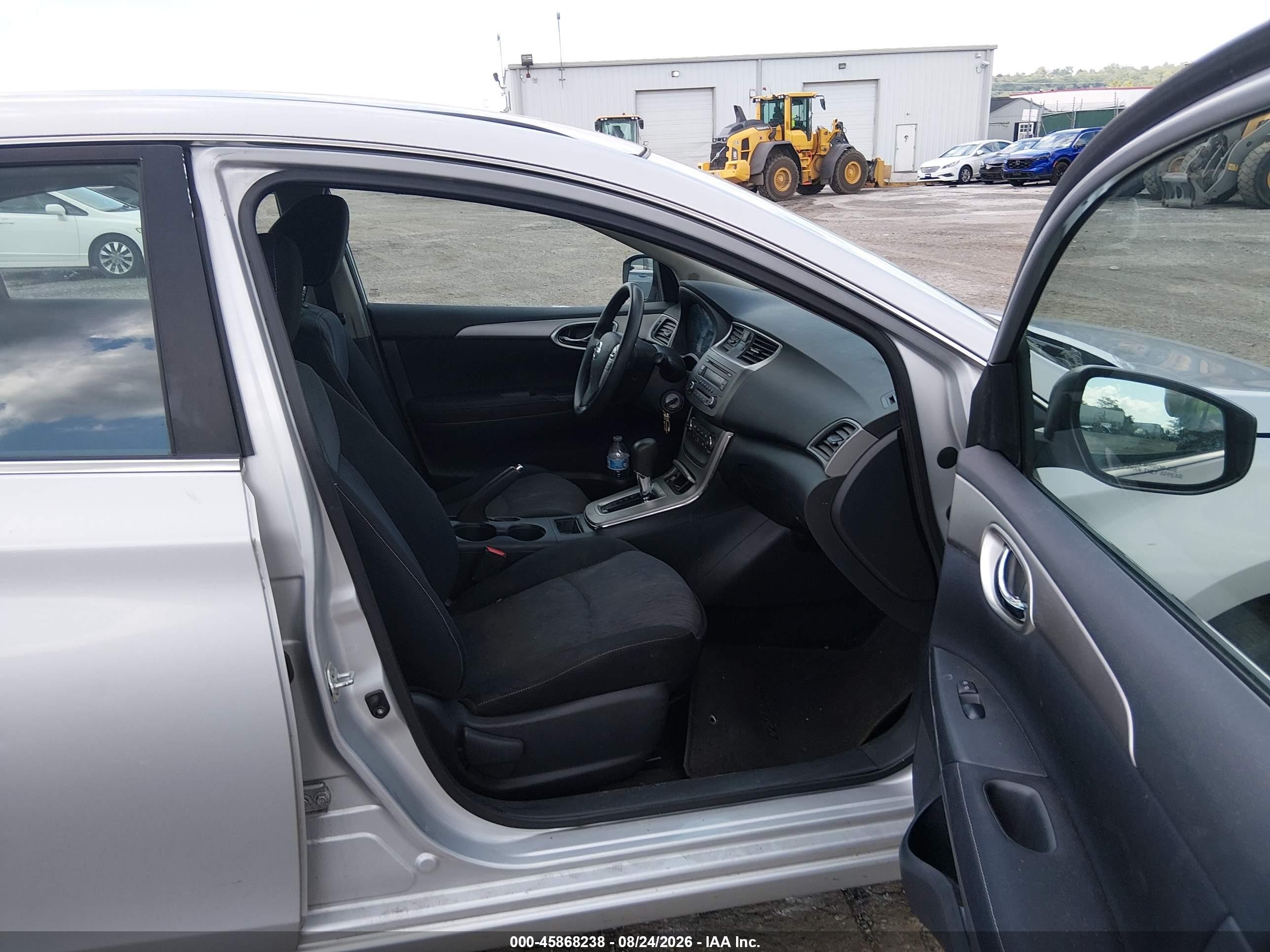 2014 Nissan Sentra Fe+ S/fe+ Sv/s/sl/sr/sv Серебряный vin: 3N1AB7AP1EL672830