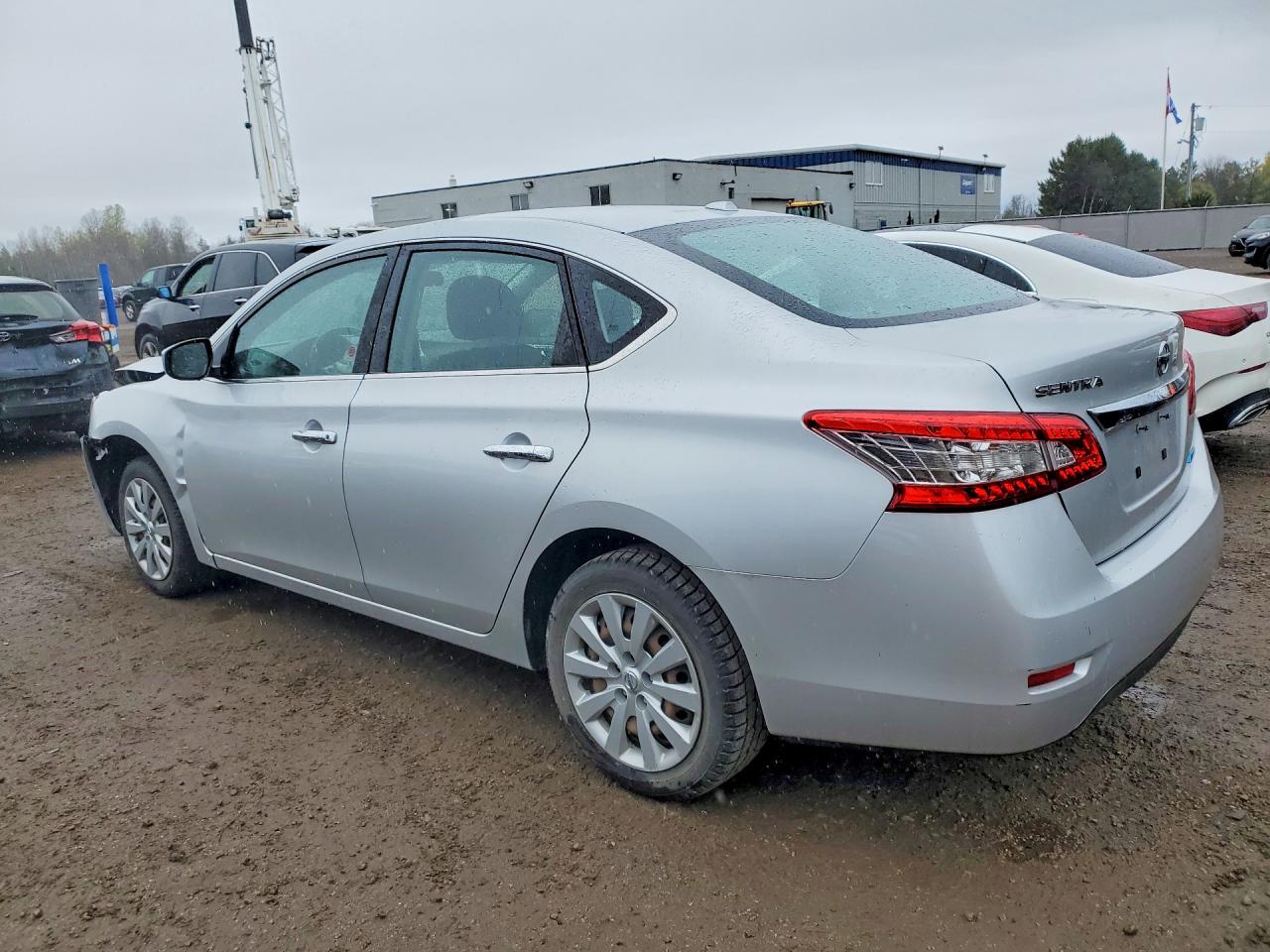 2014 Nissan Sentra S Silver vin: 3N1AB7AP1EL674786