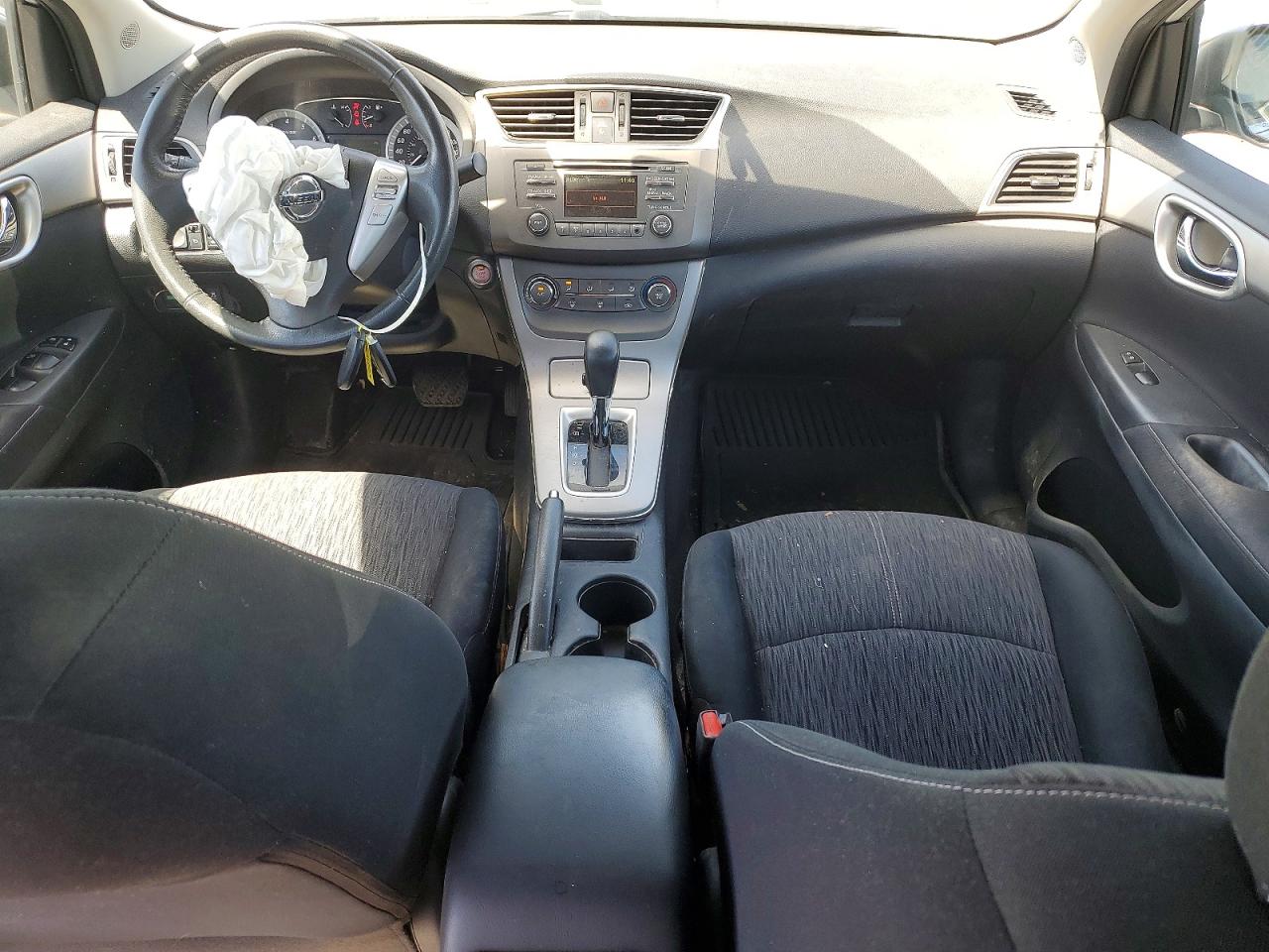2014 Nissan Sentra S Silver vin: 3N1AB7AP1EL674786