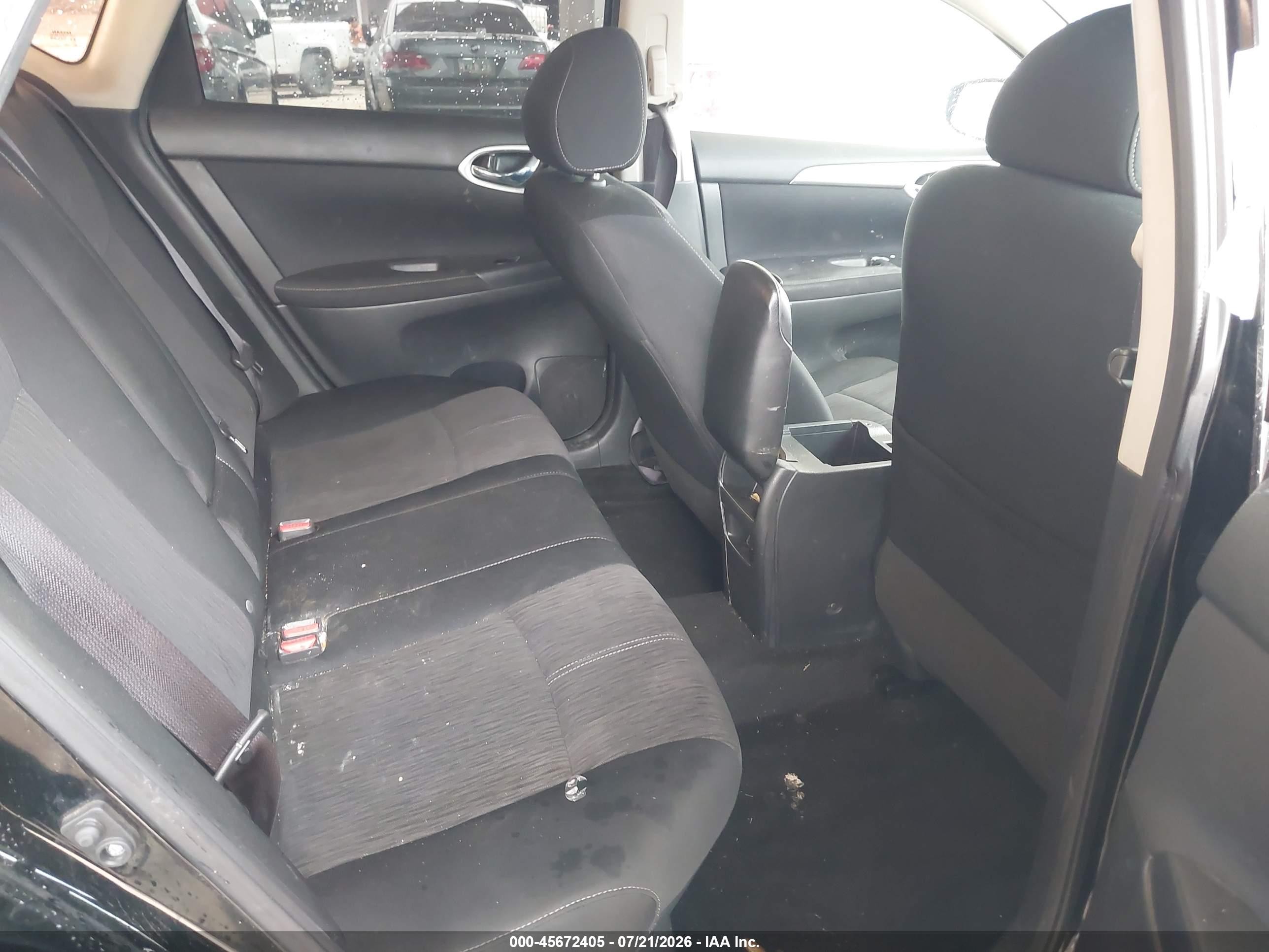 2014 Nissan Sentra Sv Black vin: 3N1AB7AP1EL674805