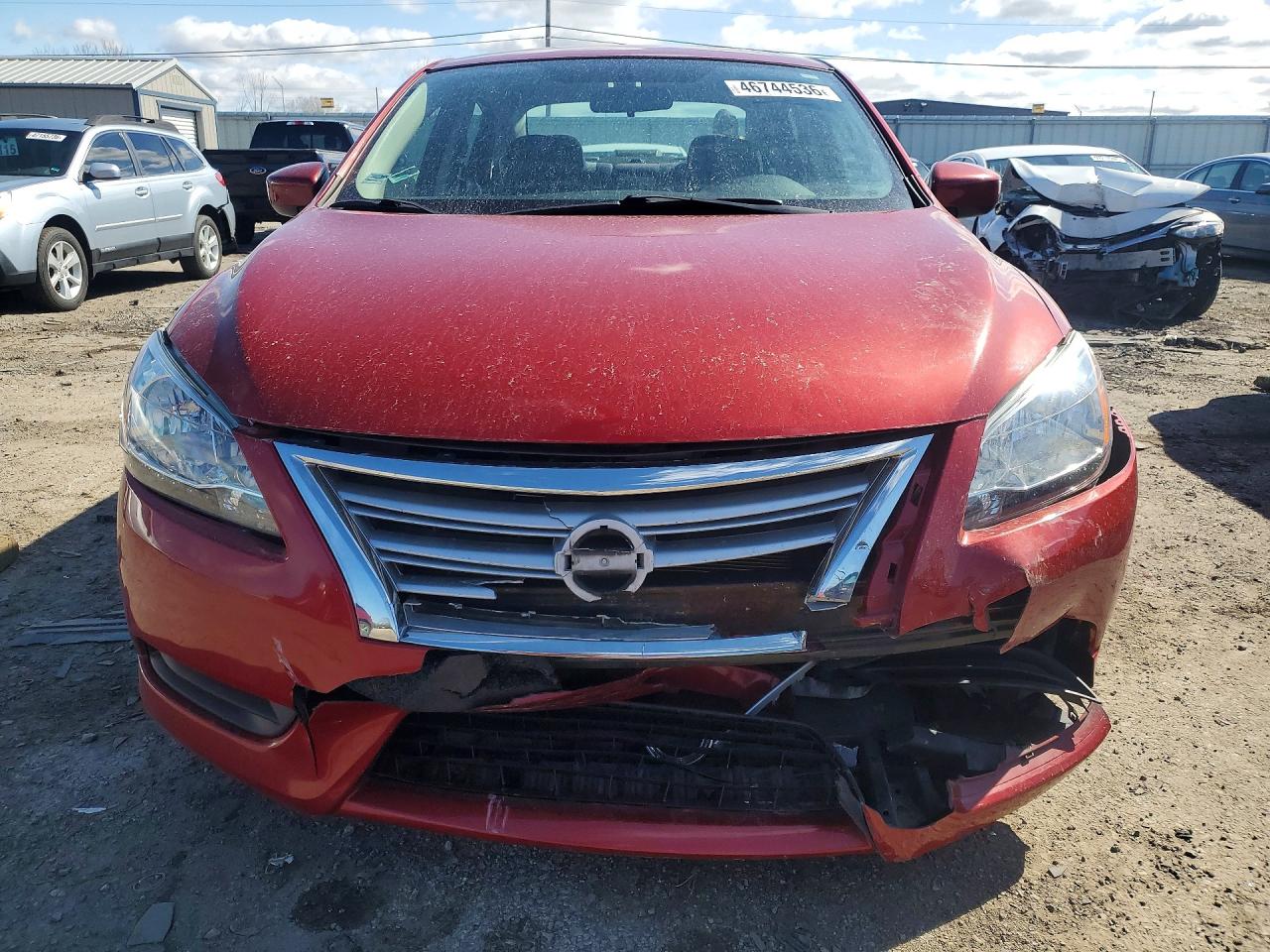 2014 Nissan Sentra Sv Red vin: 3N1AB7AP1EL675579