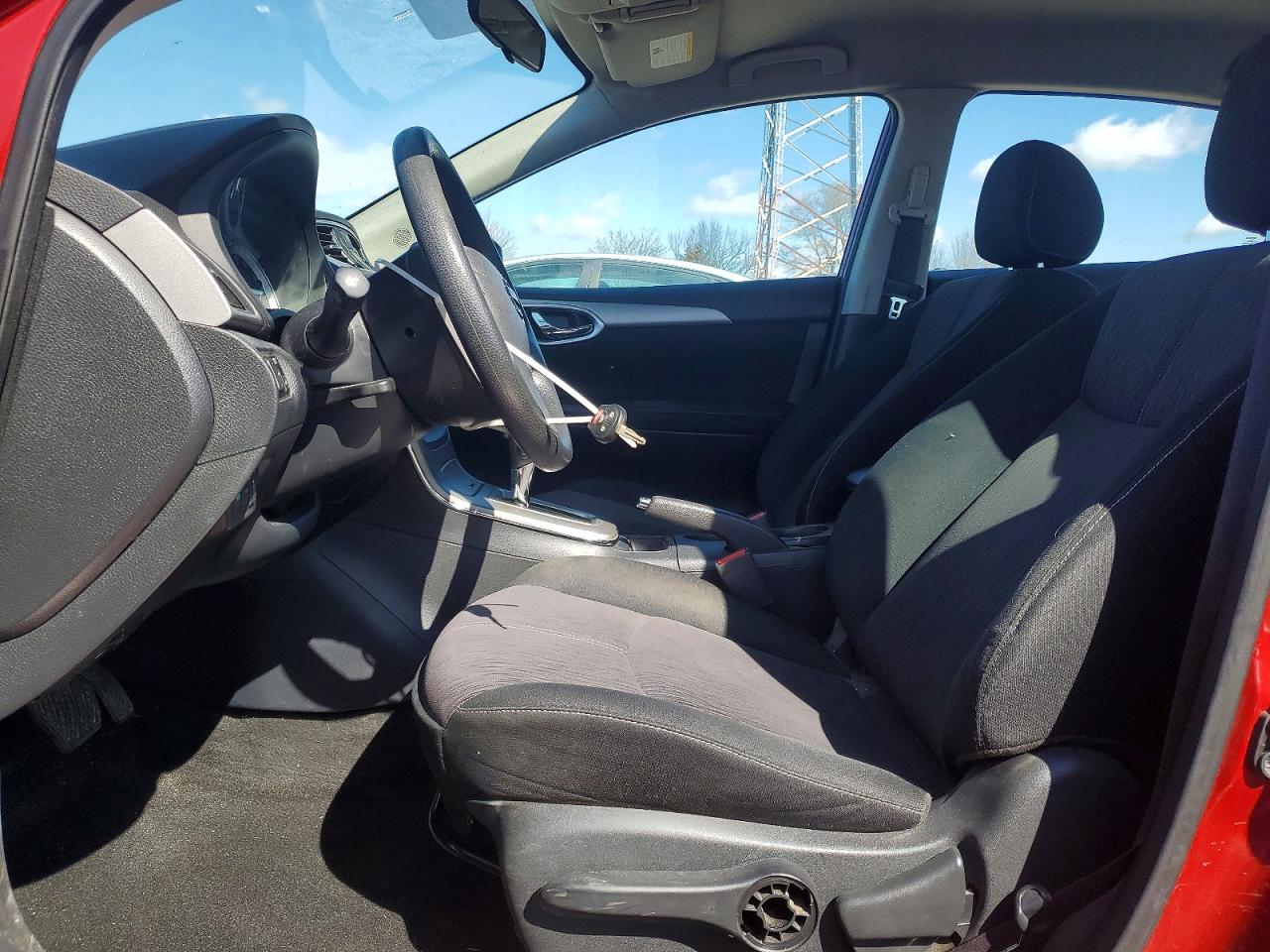 2014 Nissan Sentra Sv Red vin: 3N1AB7AP1EL675579