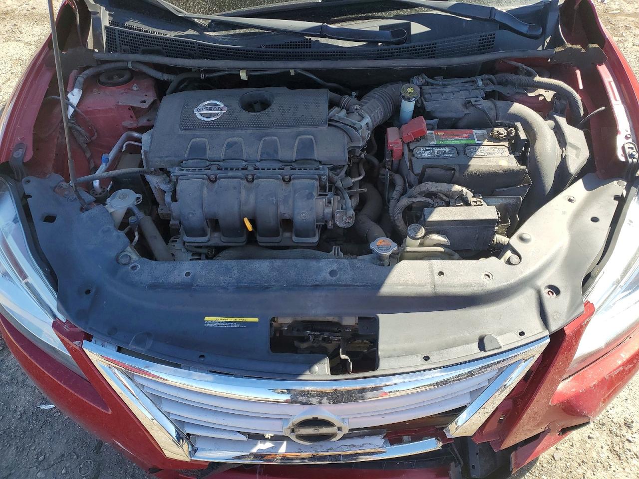 2014 Nissan Sentra Sv Red vin: 3N1AB7AP1EL675579