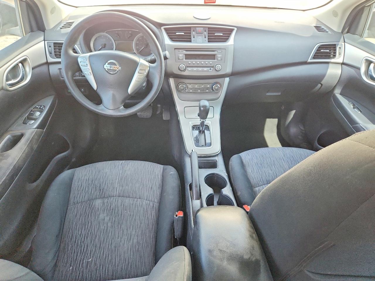 2014 Nissan Sentra Sv Silver vin: 3N1AB7AP1EL676697