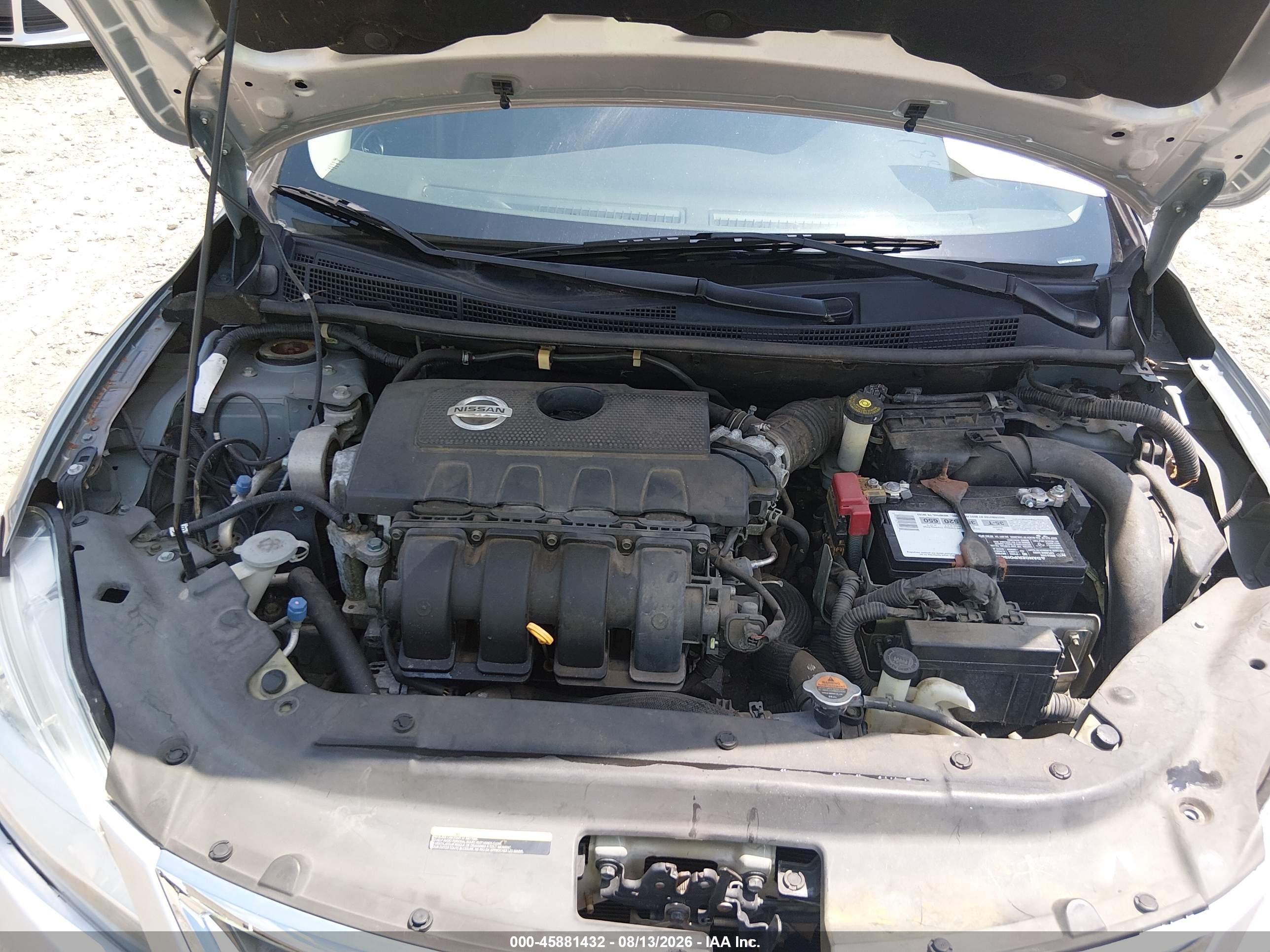 2014 Nissan Sentra S Silver vin: 3N1AB7AP1EL679809