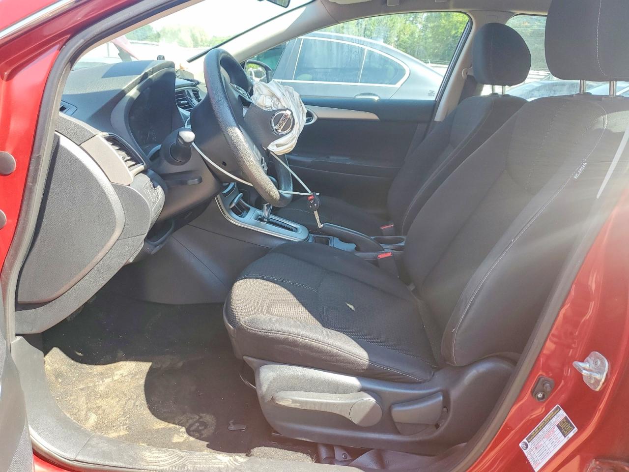 2014 Nissan Sentra S Красный vin: 3N1AB7AP1EL682676
