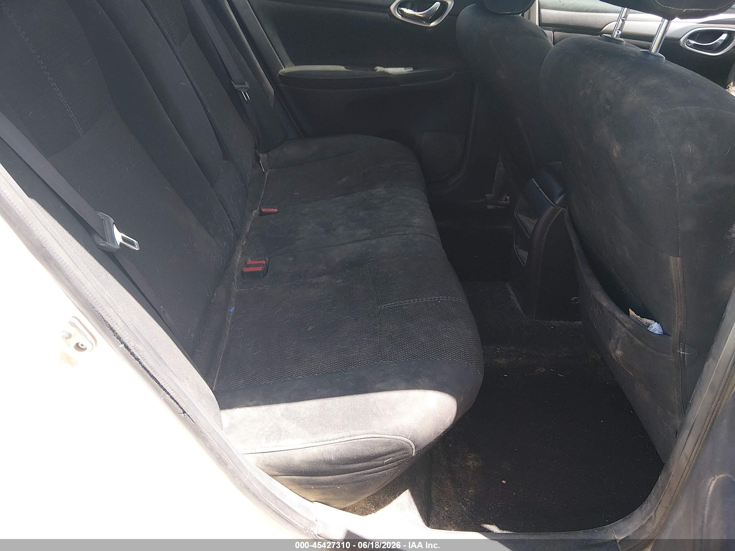 2014 Nissan Sentra S White vin: 3N1AB7AP1EL683231