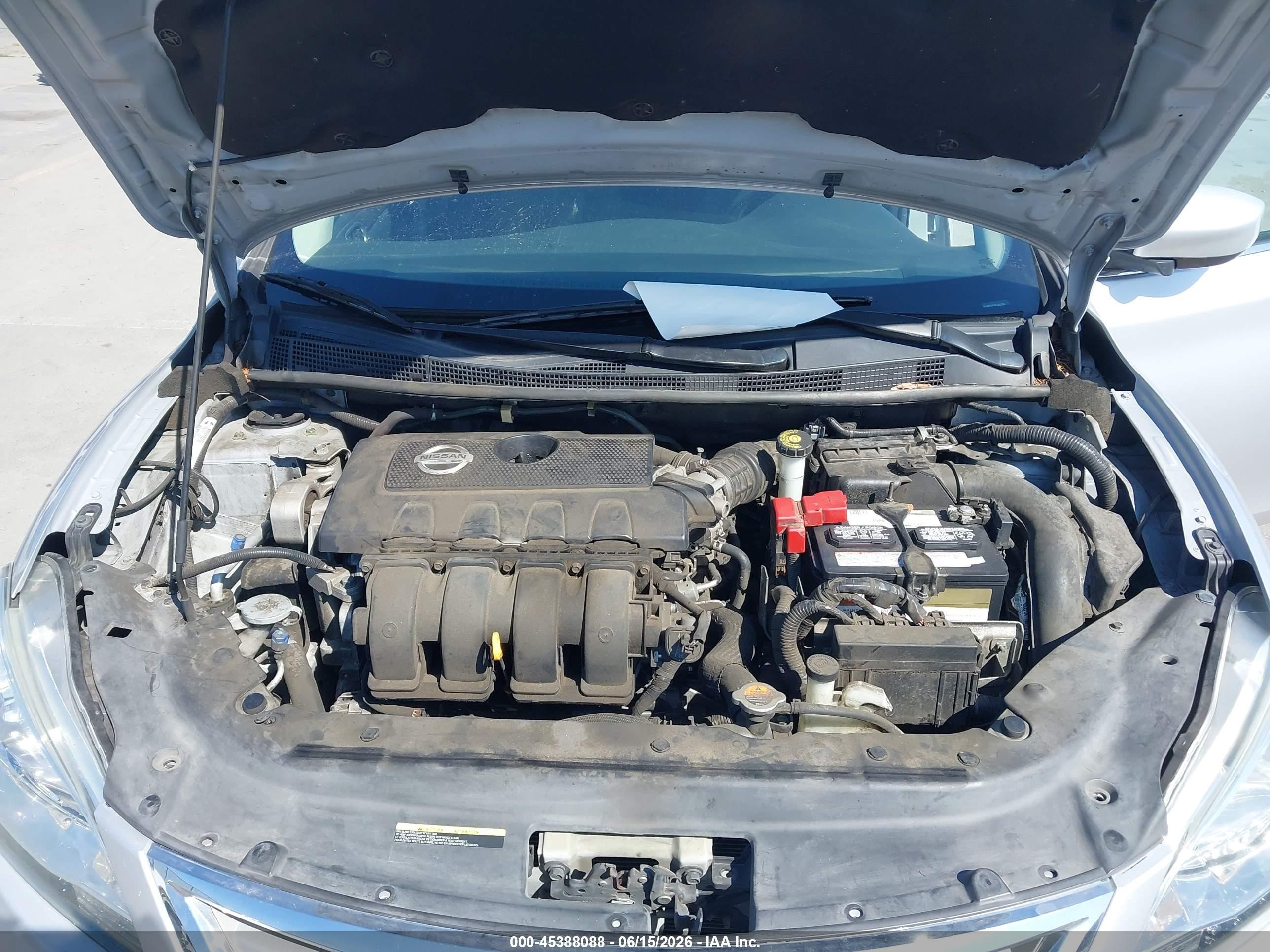 2014 Nissan Sentra S Silver vin: 3N1AB7AP1EL684296