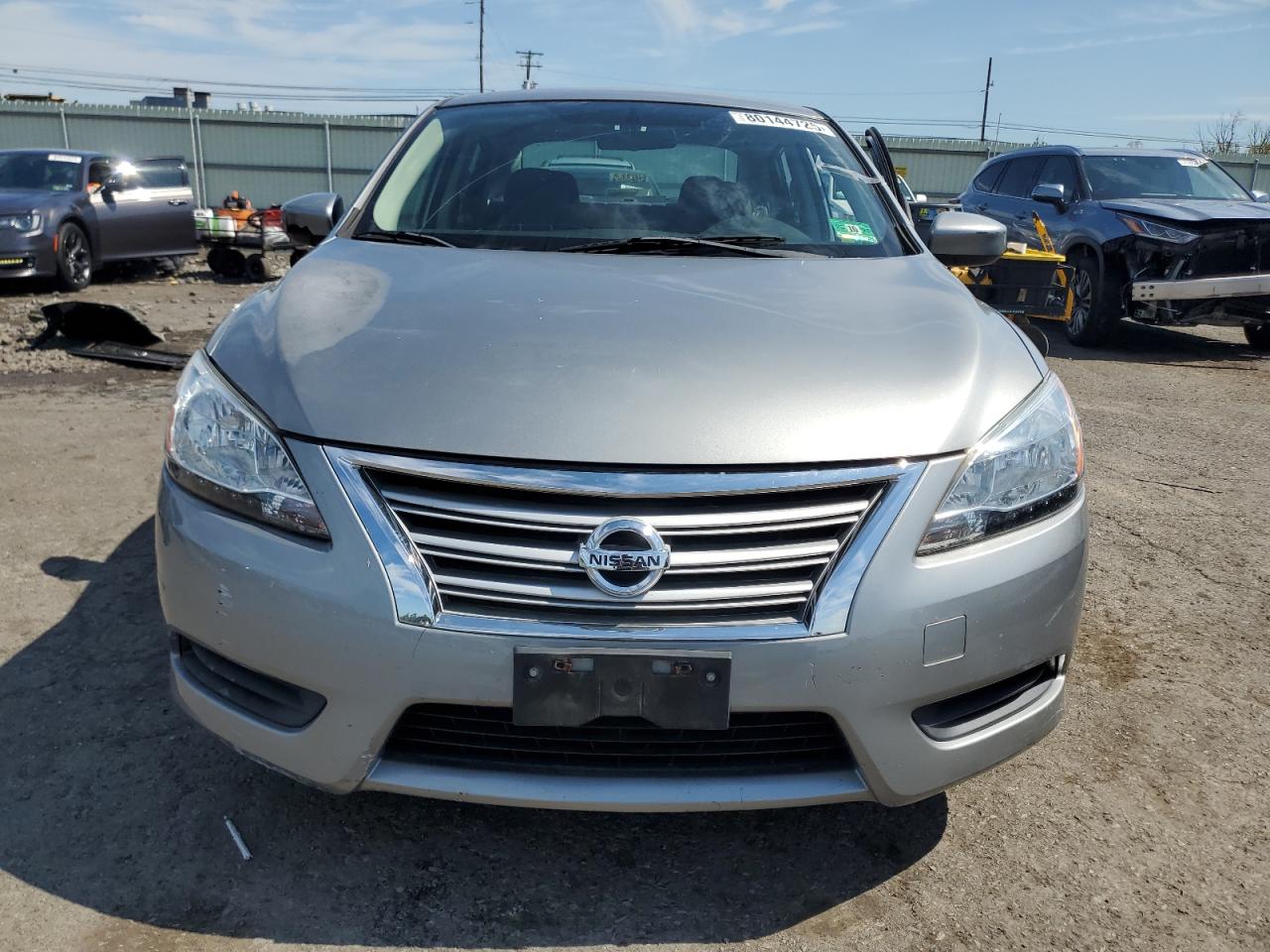 2014 Nissan Sentra S Silver vin: 3N1AB7AP1EL684444