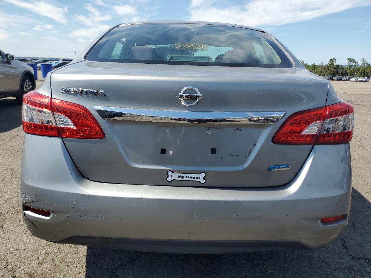 2014 Nissan Sentra S Silver vin: 3N1AB7AP1EL684444