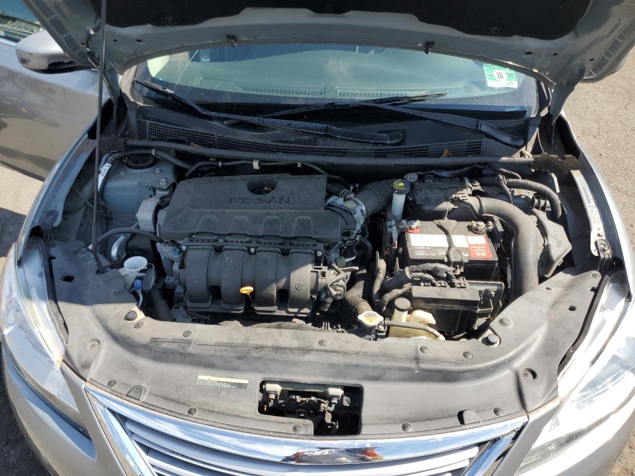 2014 Nissan Sentra S Silver vin: 3N1AB7AP1EL684444