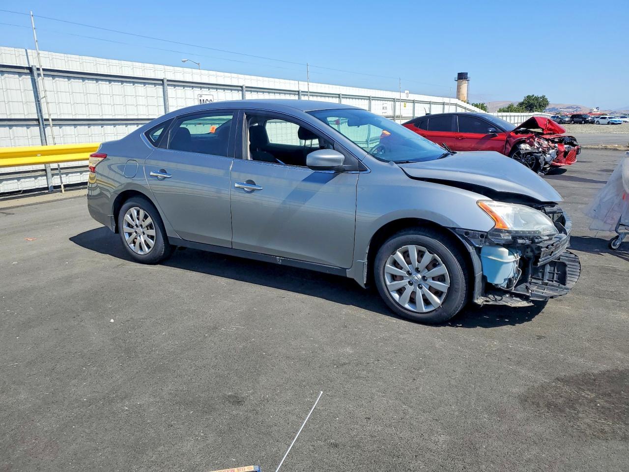 2014 Nissan Sentra S Charcoal vin: 3N1AB7AP1EL692009