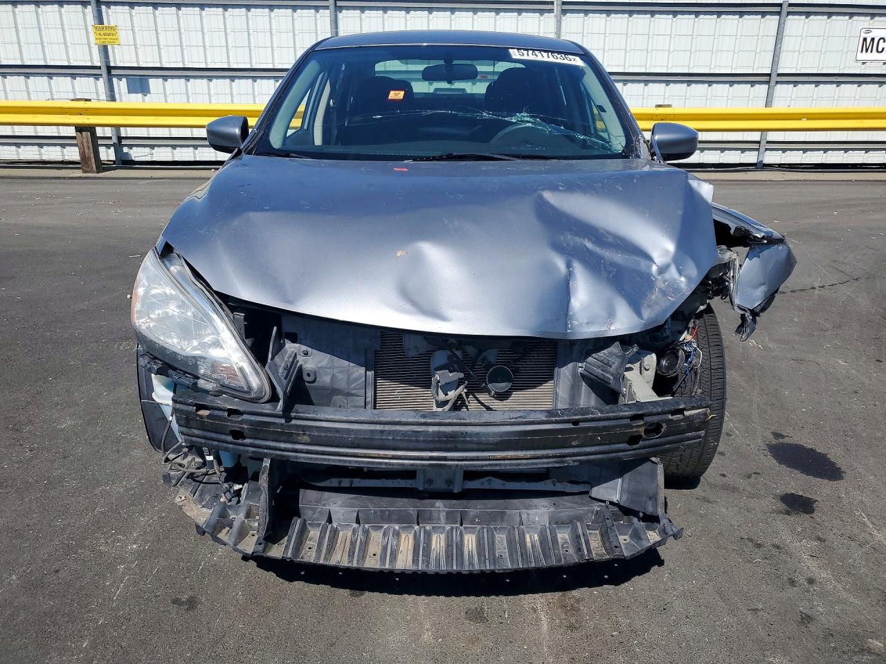 2014 Nissan Sentra S Charcoal vin: 3N1AB7AP1EL692009