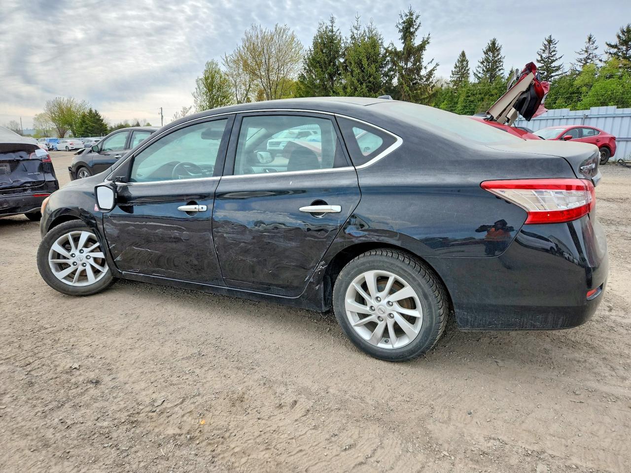 2014 Nissan Sentra S Черный vin: 3N1AB7AP1EL692429