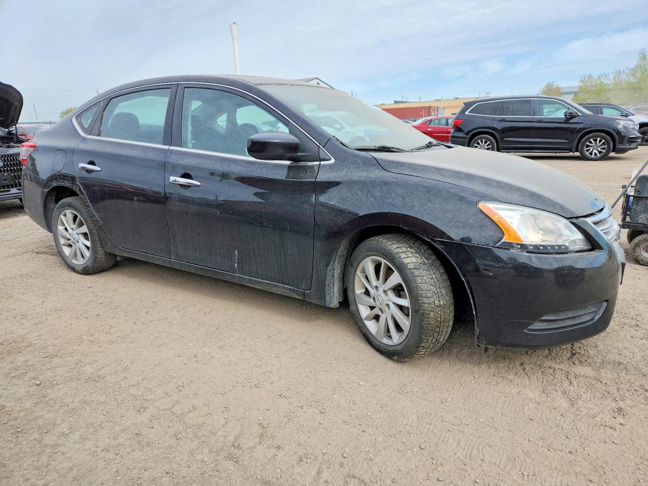 2014 Nissan Sentra S Черный vin: 3N1AB7AP1EL692429