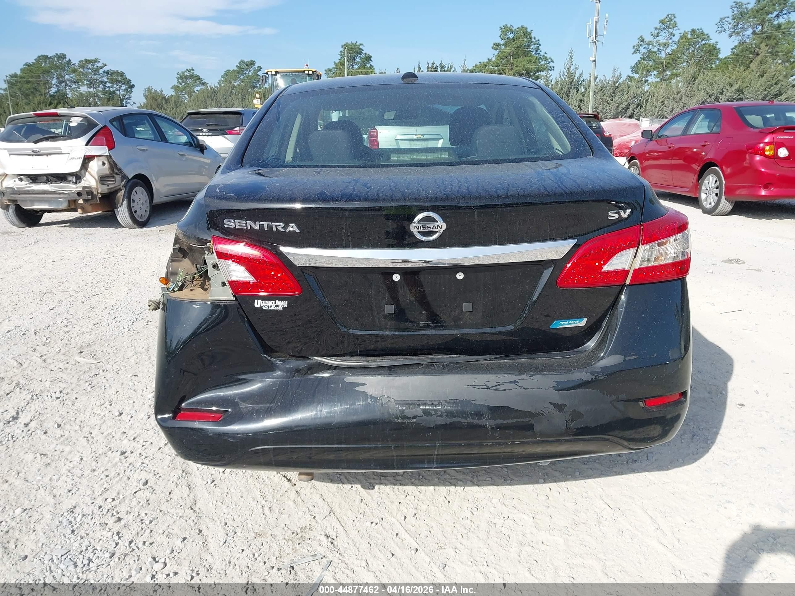 2014 Nissan Sentra Sv Black vin: 3N1AB7AP1EY200551