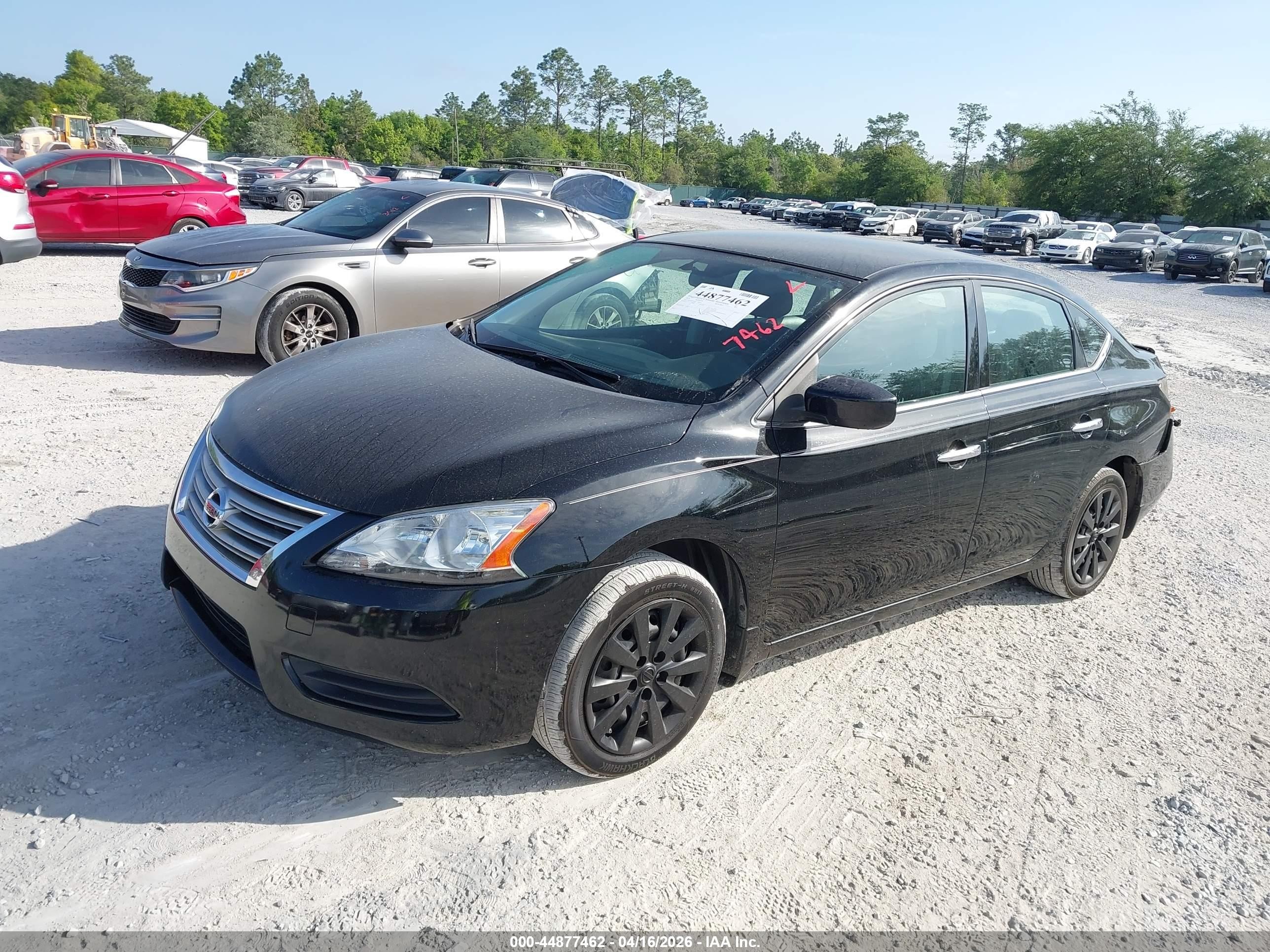 2014 Nissan Sentra Sv Black vin: 3N1AB7AP1EY200551