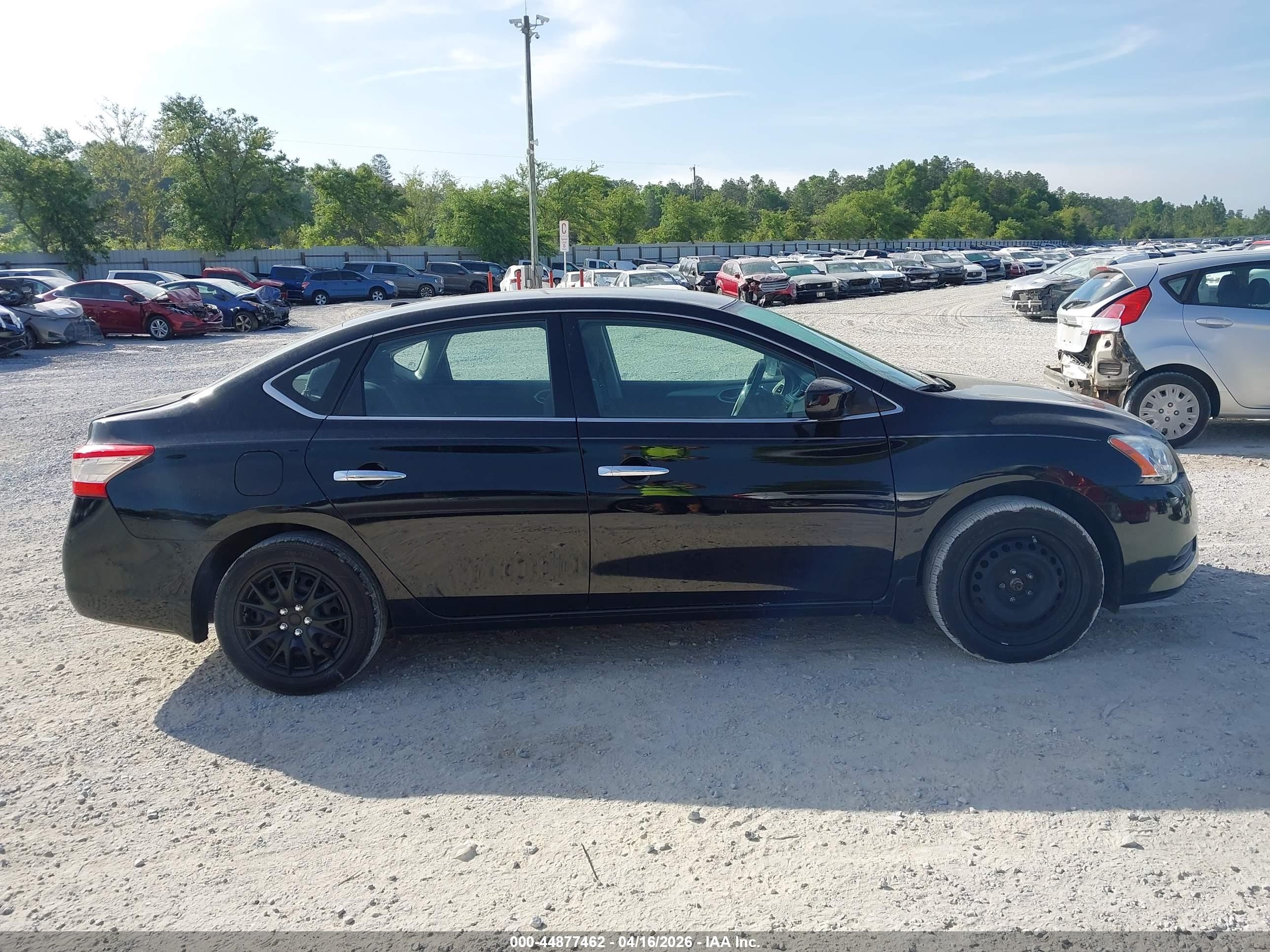 2014 Nissan Sentra Sv Black vin: 3N1AB7AP1EY200551