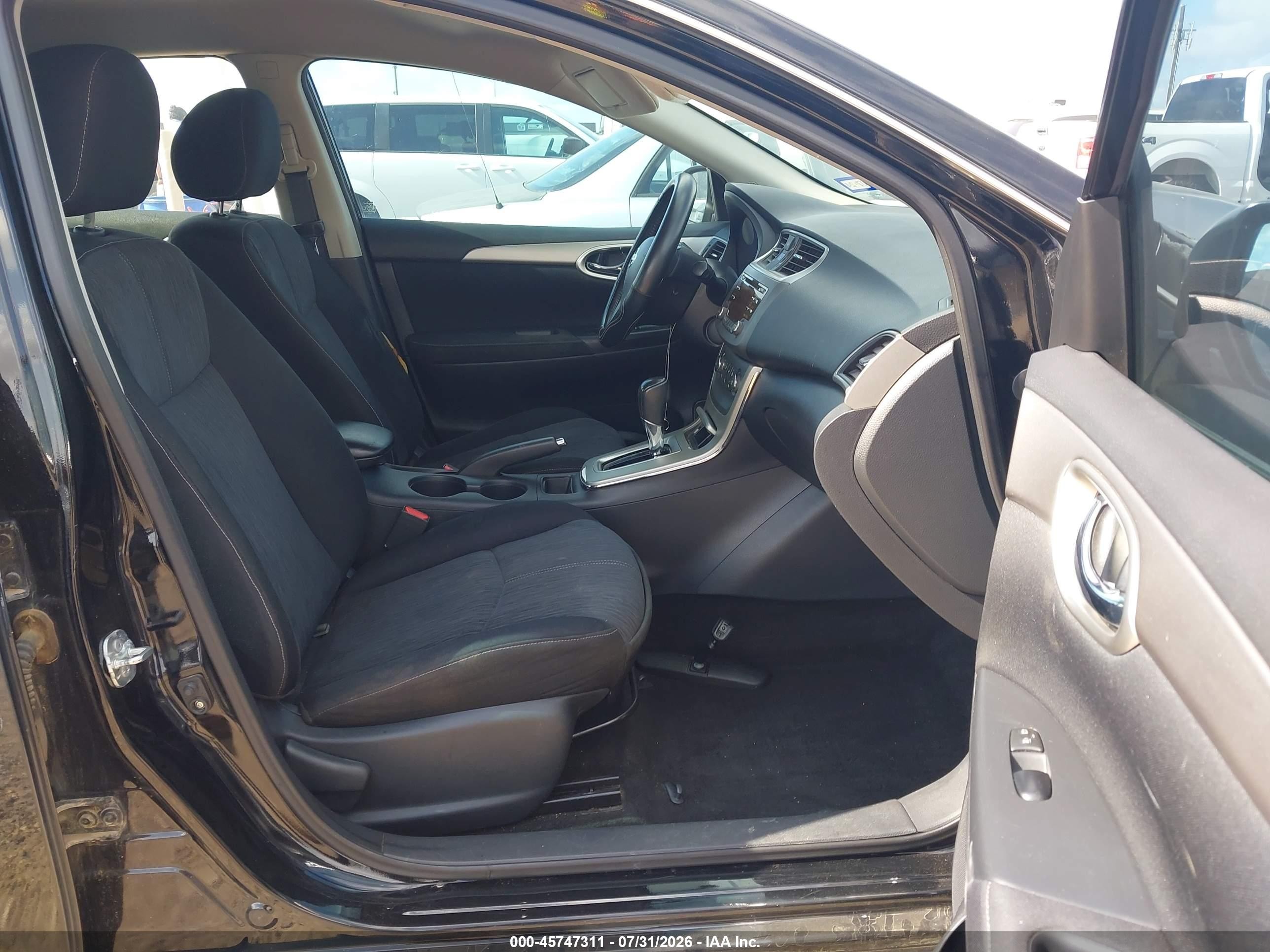 2014 Nissan Sentra Sv Черный vin: 3N1AB7AP1EY201232